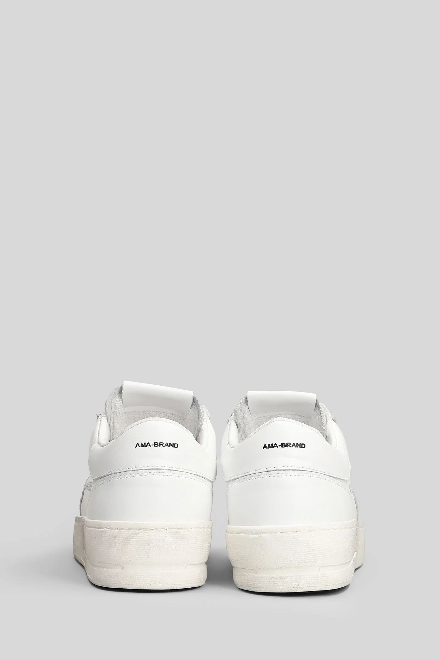 Sneakers in white leather - Image 4