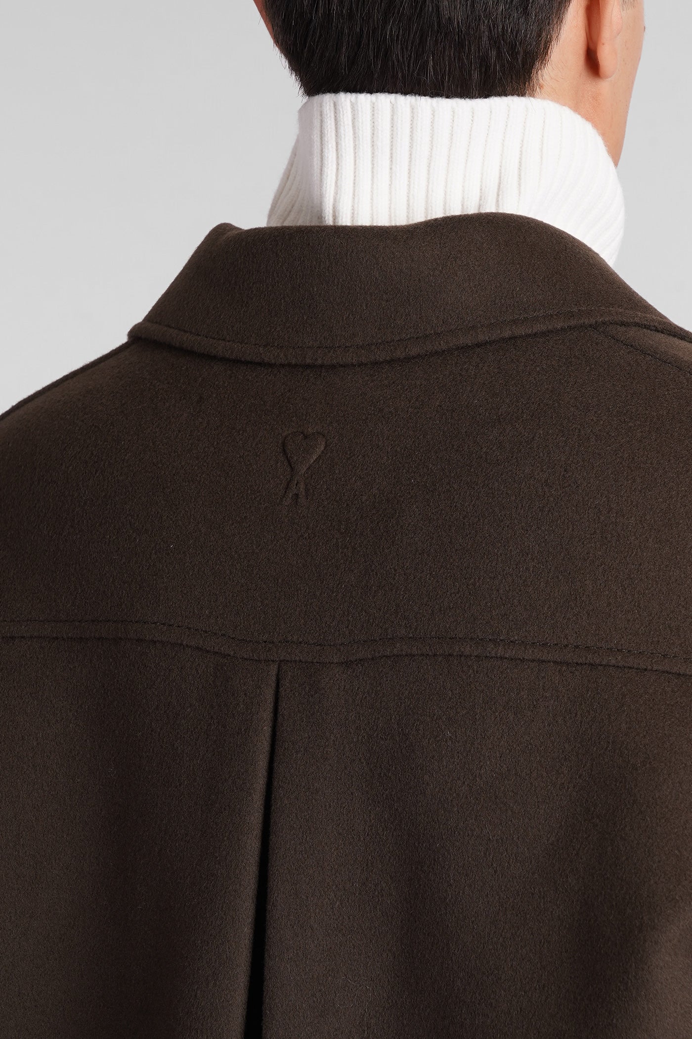 Coat in brown wool - Image 5