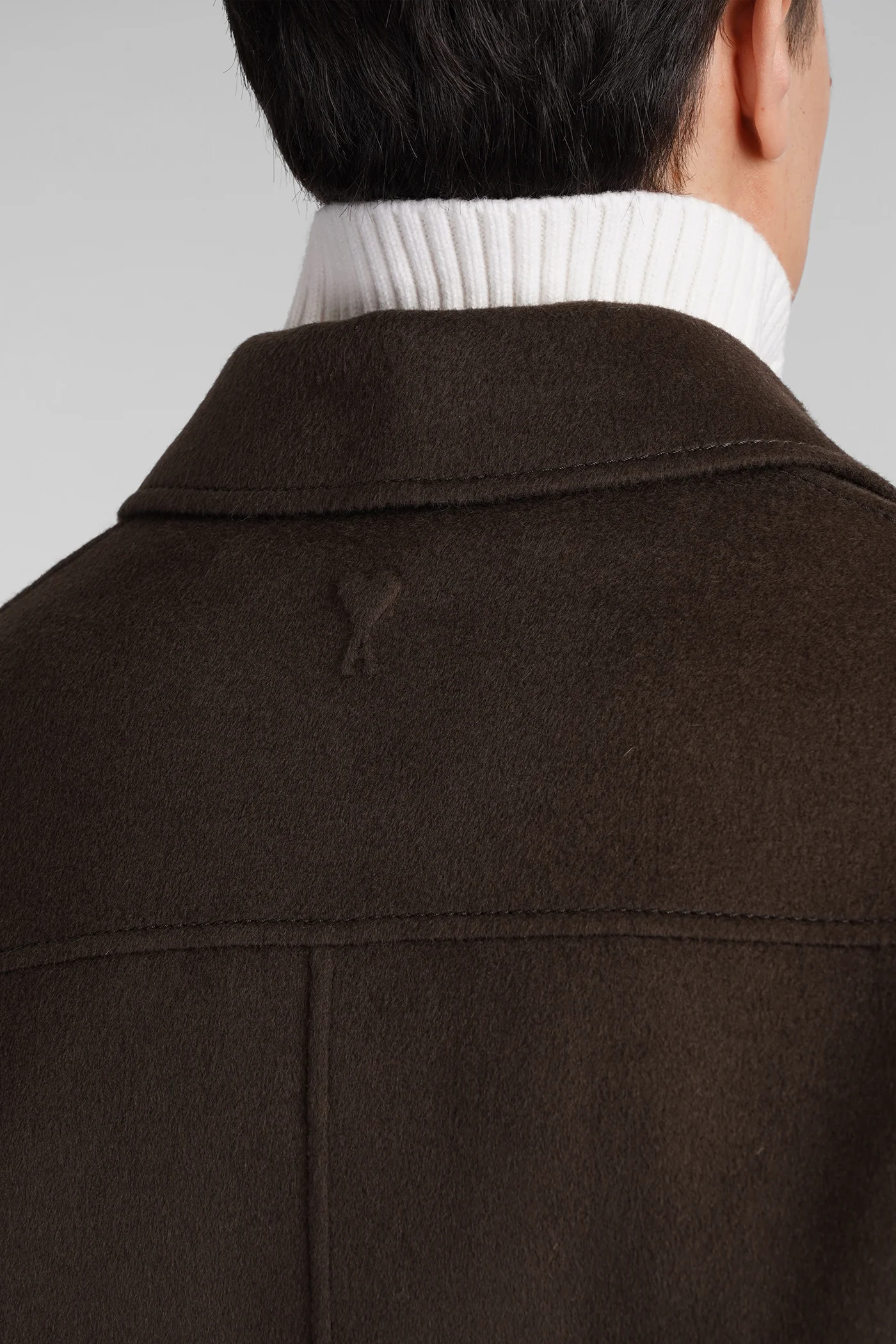 Coat in brown wool - Image 5