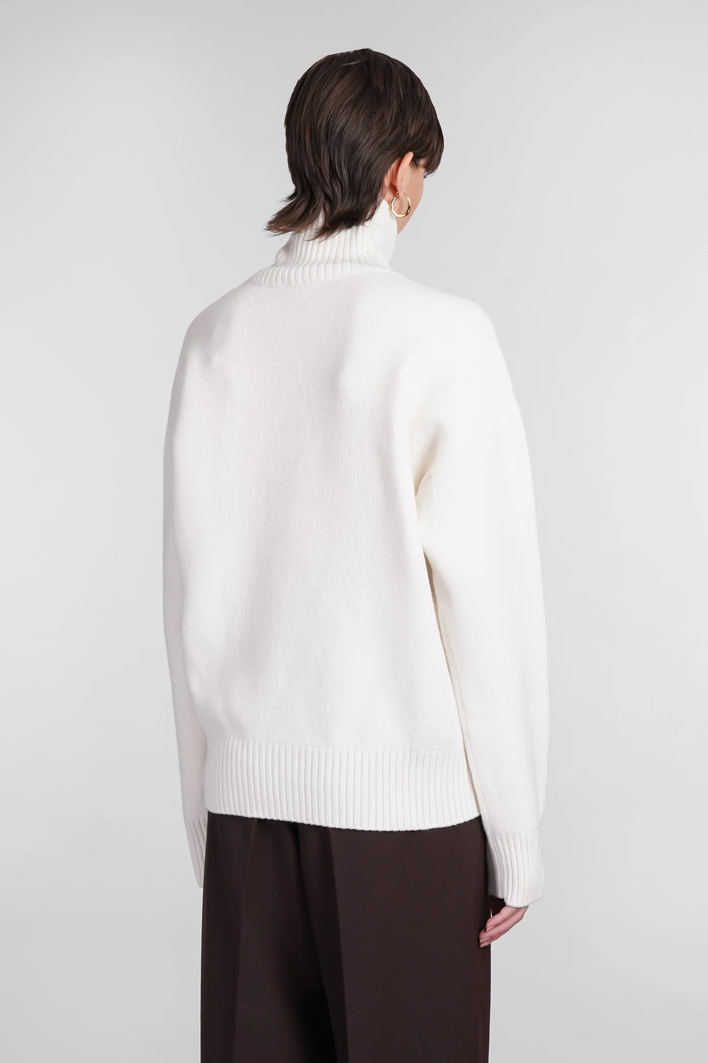 Knitwear in beige wool - Image 3