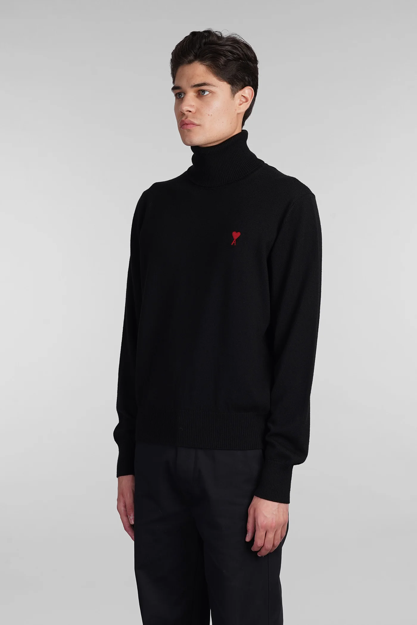 Knitwear in black wool - Image 4