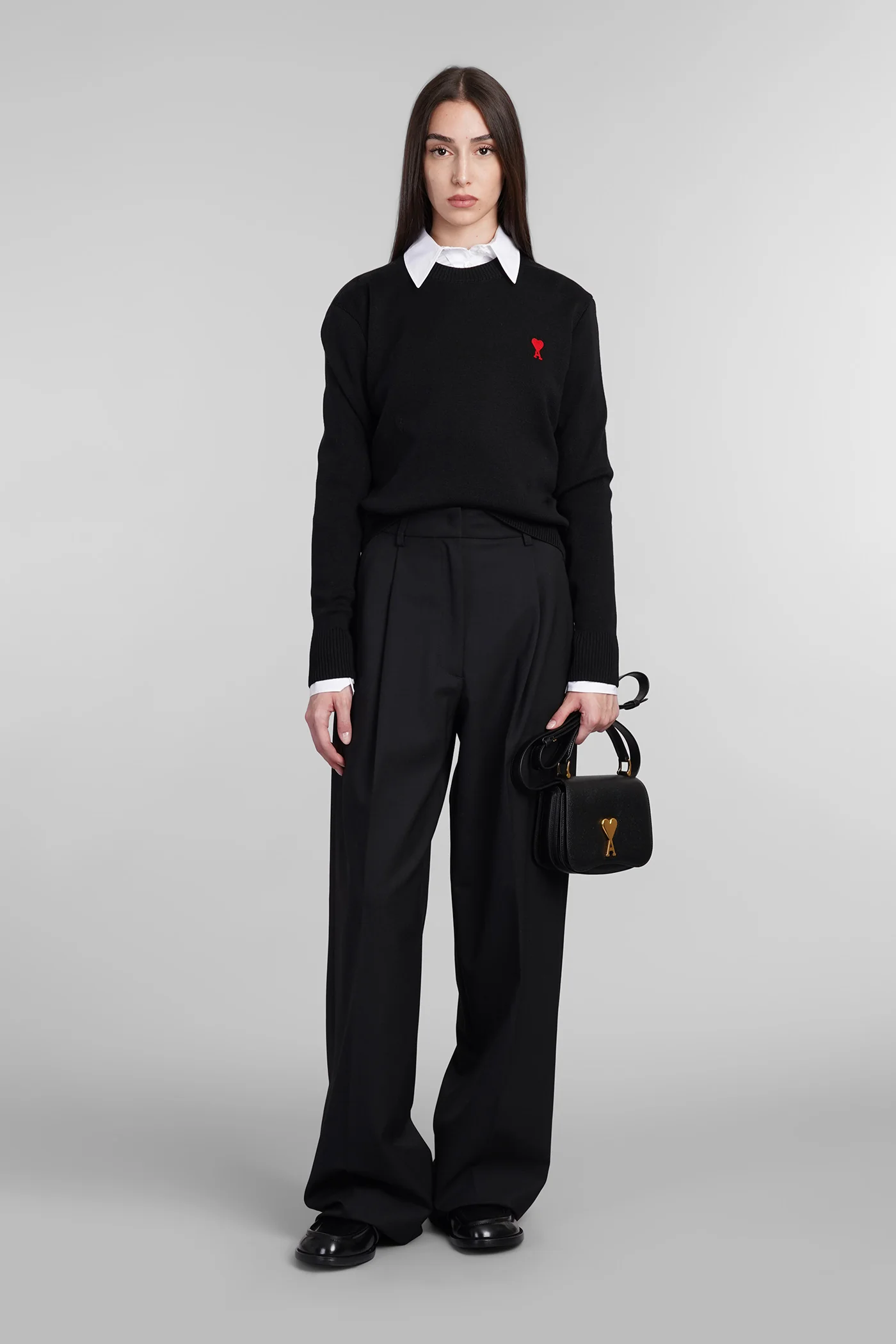 Knitwear in black wool - Image 2