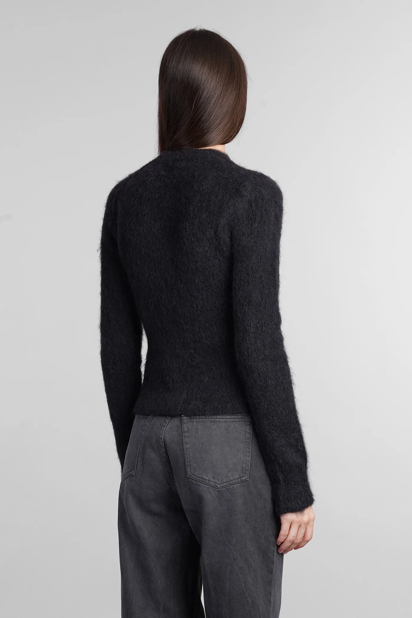 Knitwear in black wool - Image 3