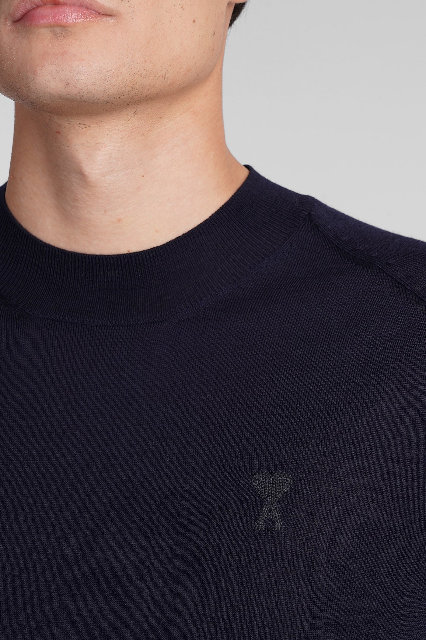 Knitwear in blue wool - Image 5
