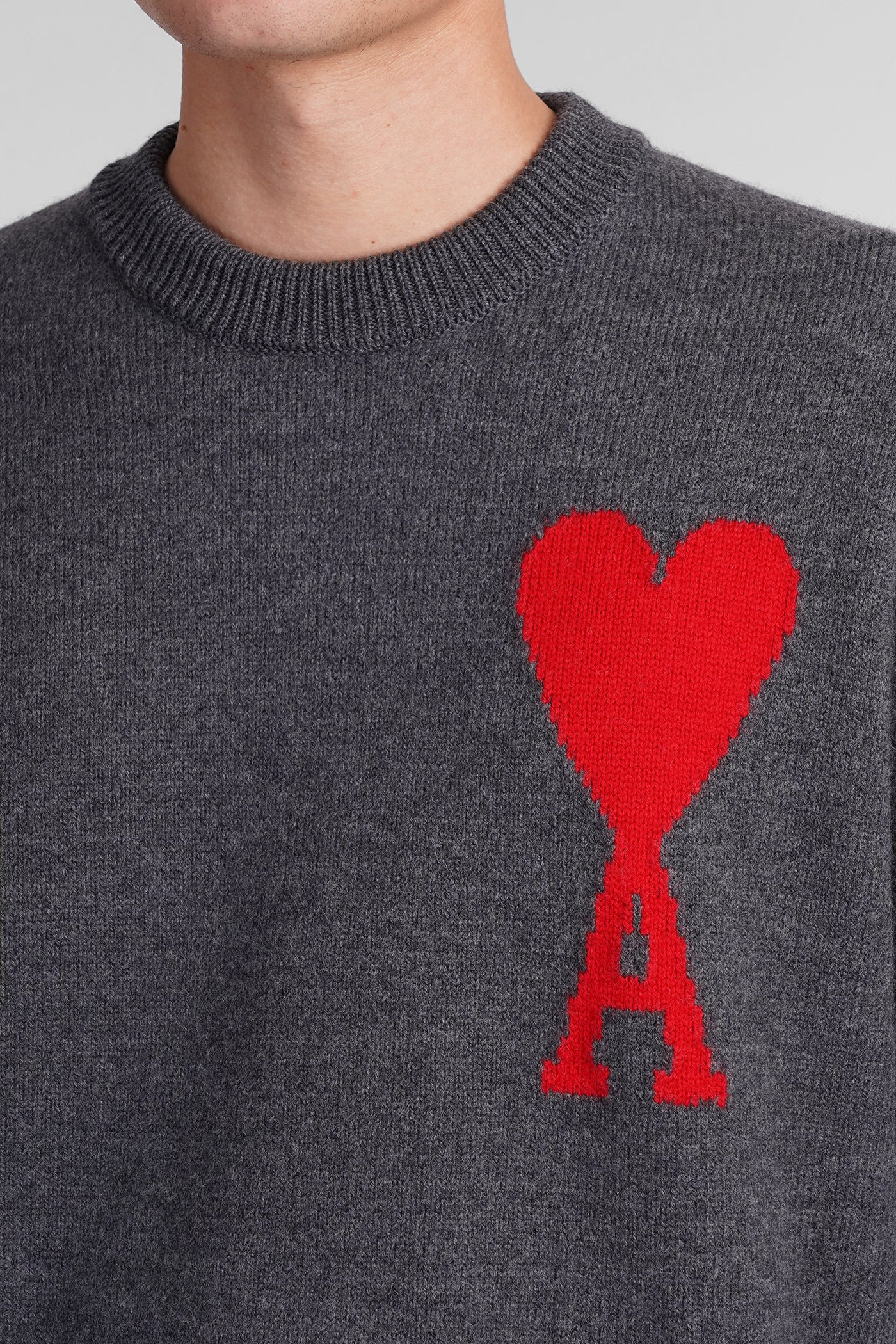 Knitwear in grey wool - Image 5