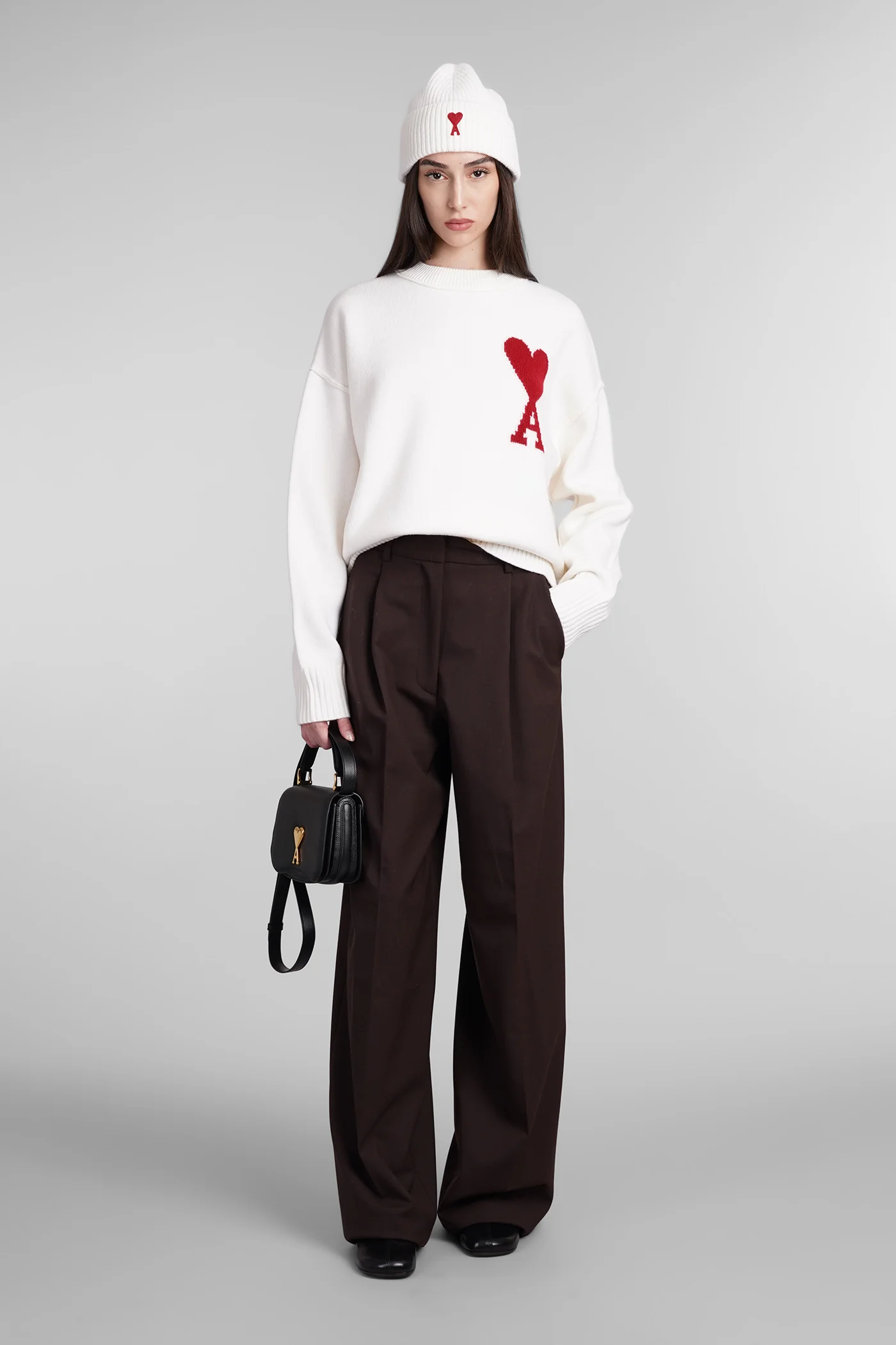 Knitwear in white wool - Image 2