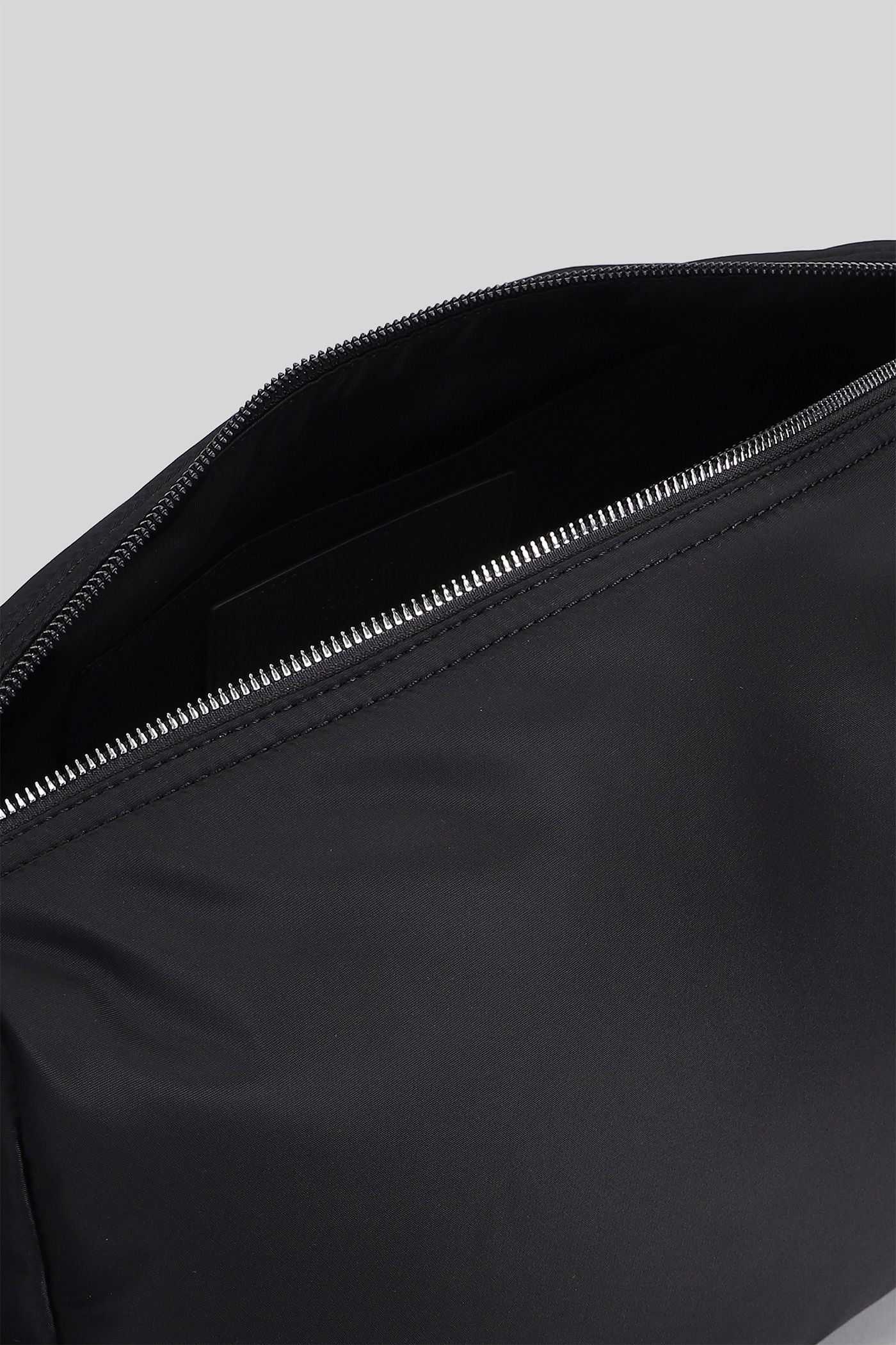 Marcel large Shoulder bag in black polyamide - Image 4