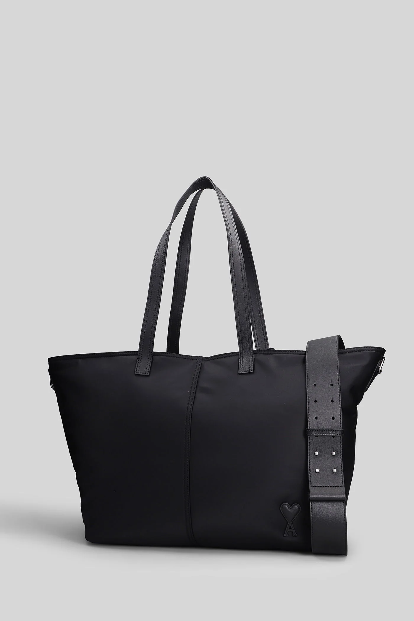 Marcel small Tote in black polyamide - Image 2