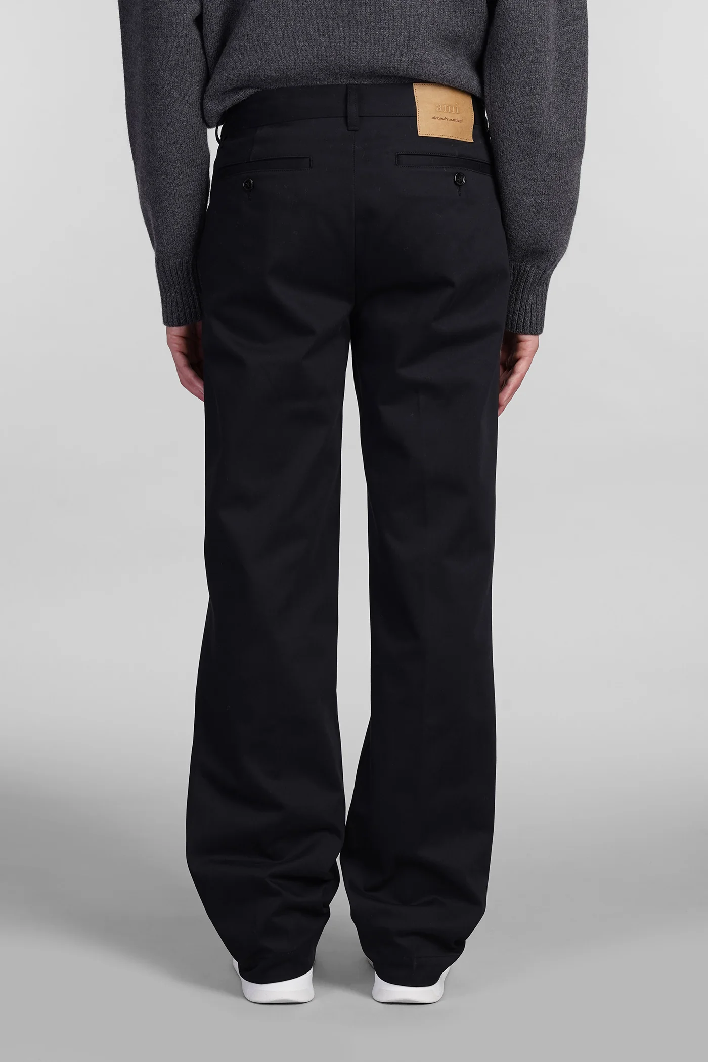 Pants in black cotton - Image 3