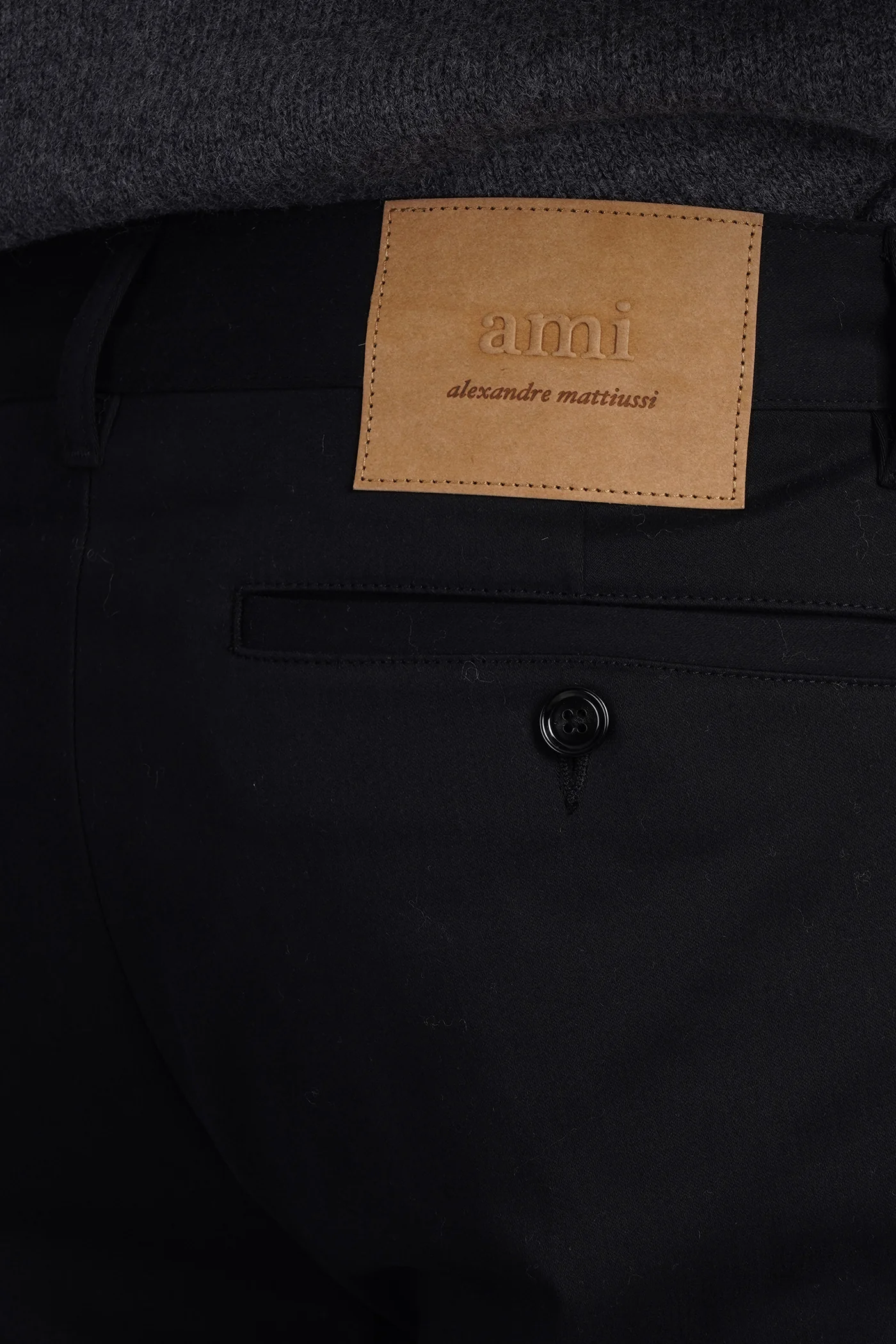 Pants in black cotton - Image 5