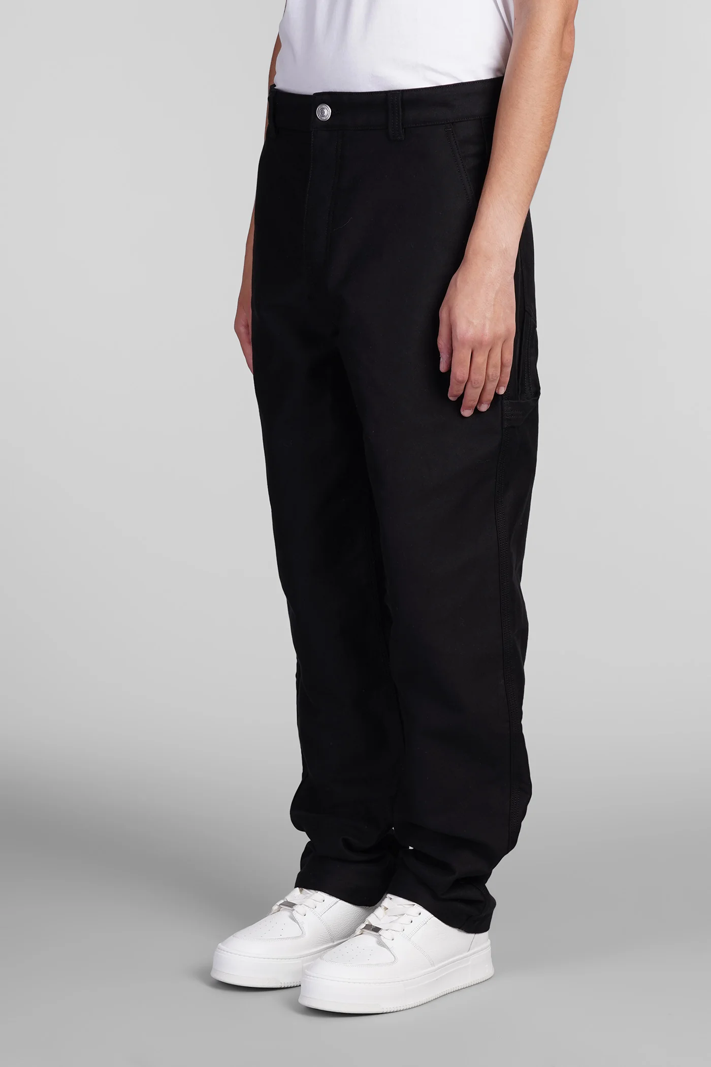 Pants in black cotton - Image 4