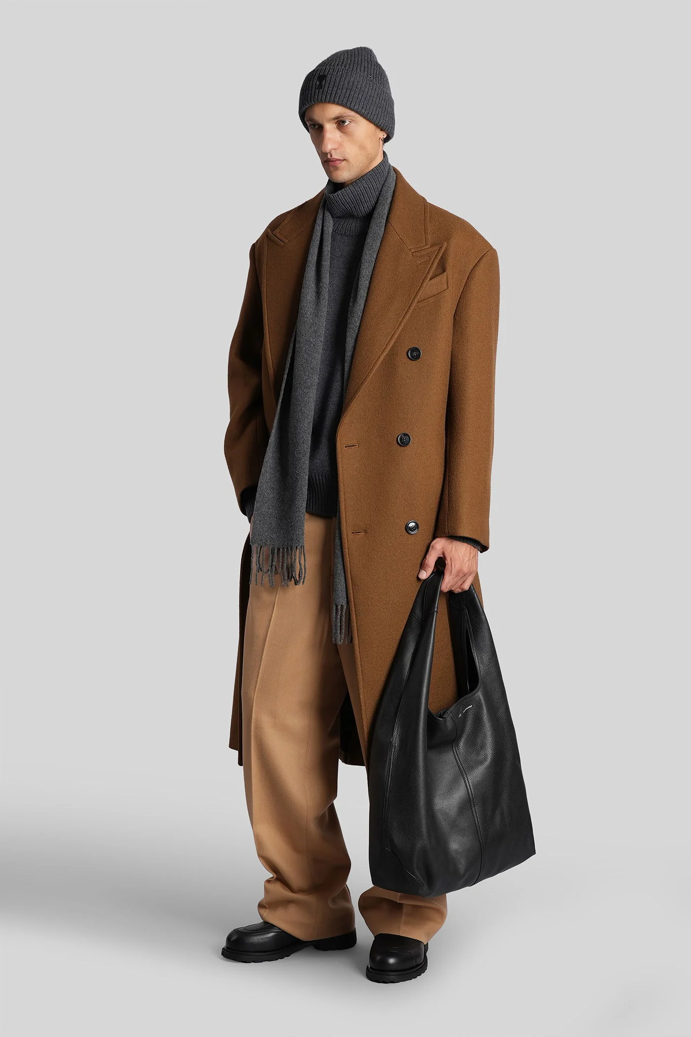Pants in Camel wool - Image 2