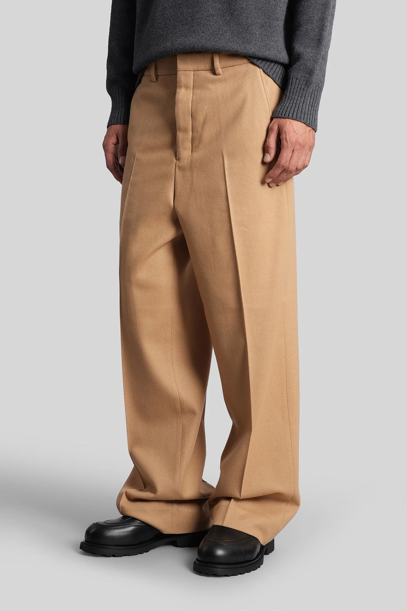 Pants in Camel wool - Image 4