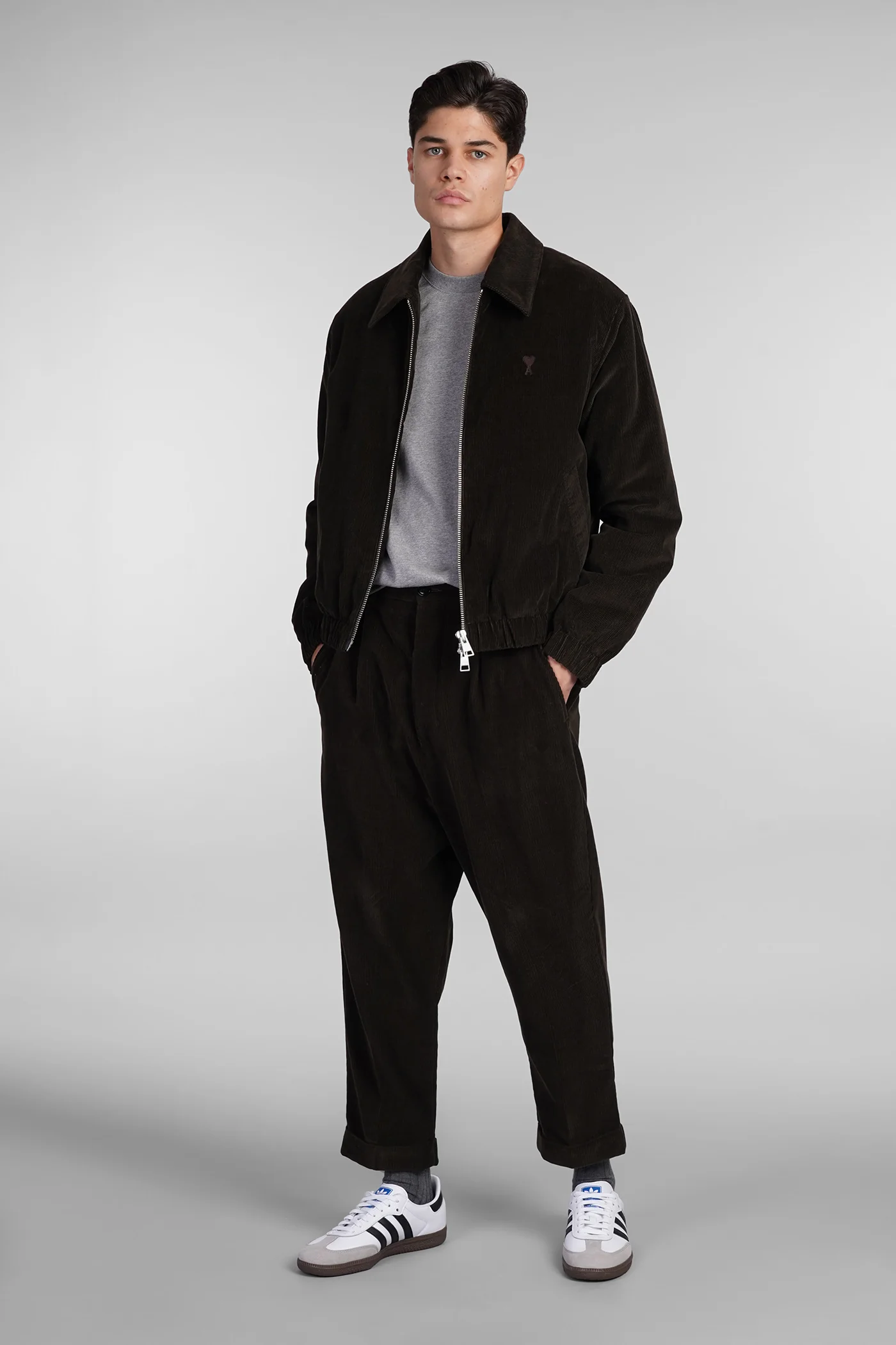 Pants in green cotton - Image 2