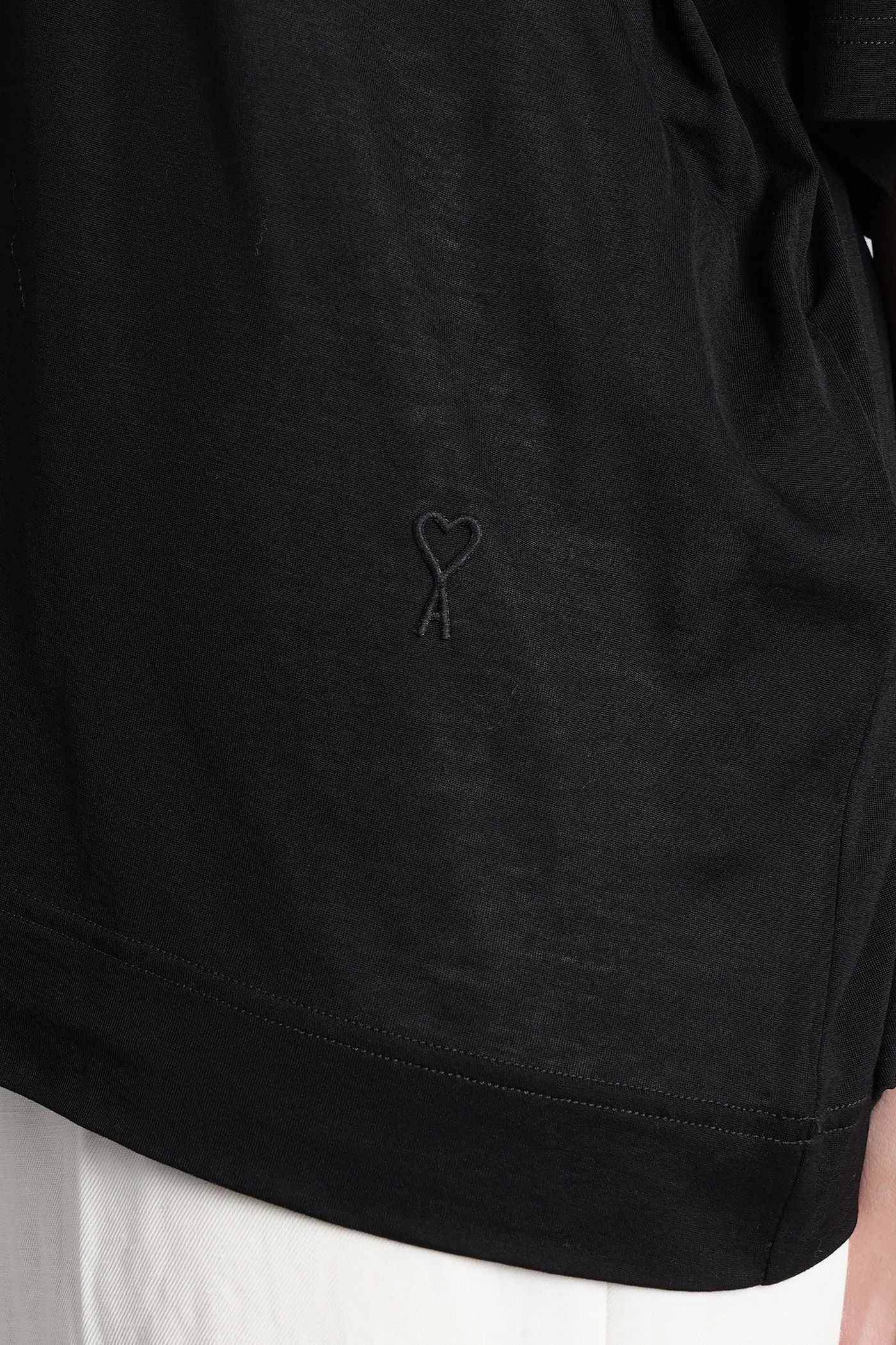 Polo in black cotton - Image 5