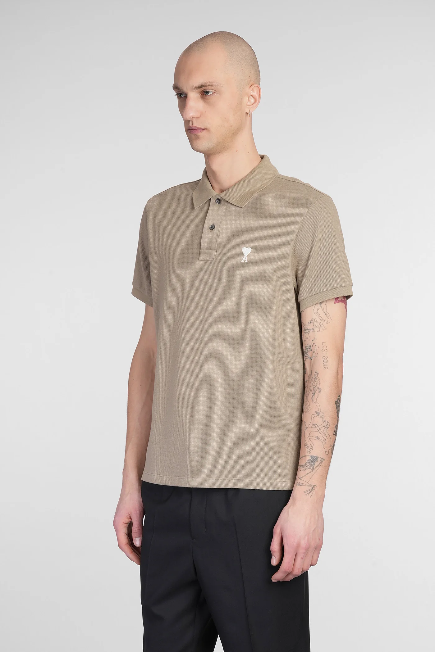 Polo in green cotton - Image 14