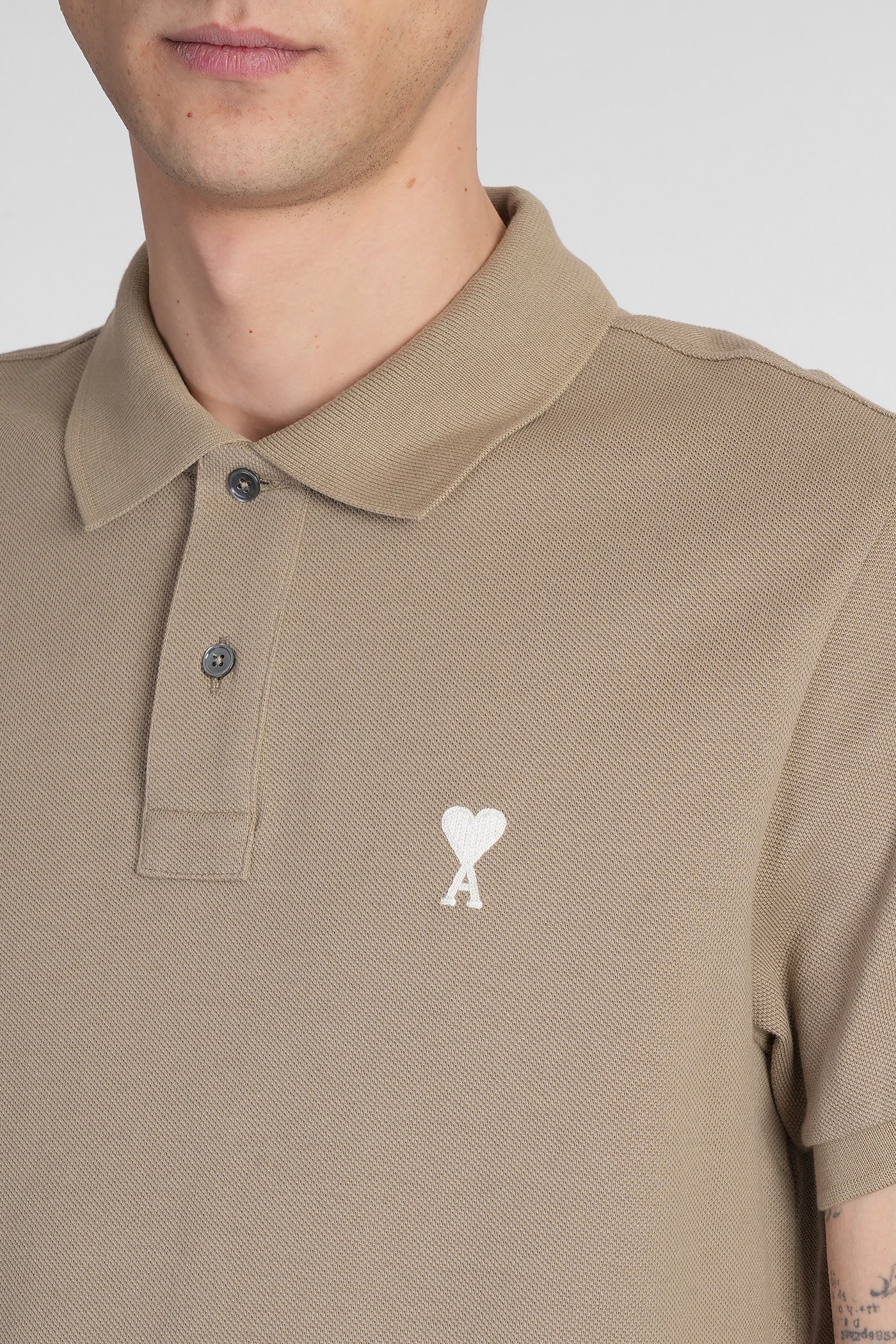 Polo in green cotton - Image 60