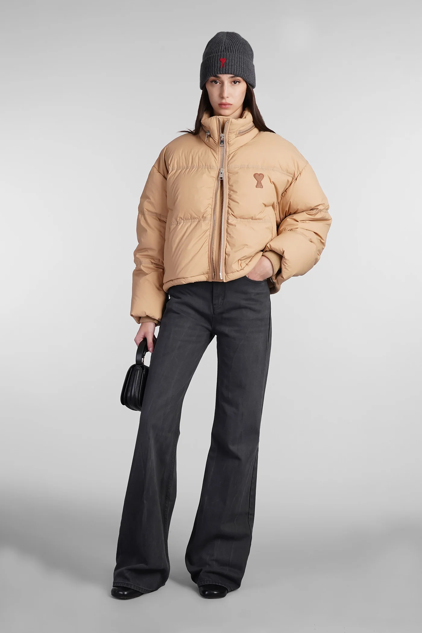 puffer in beige polyamide - Image 2