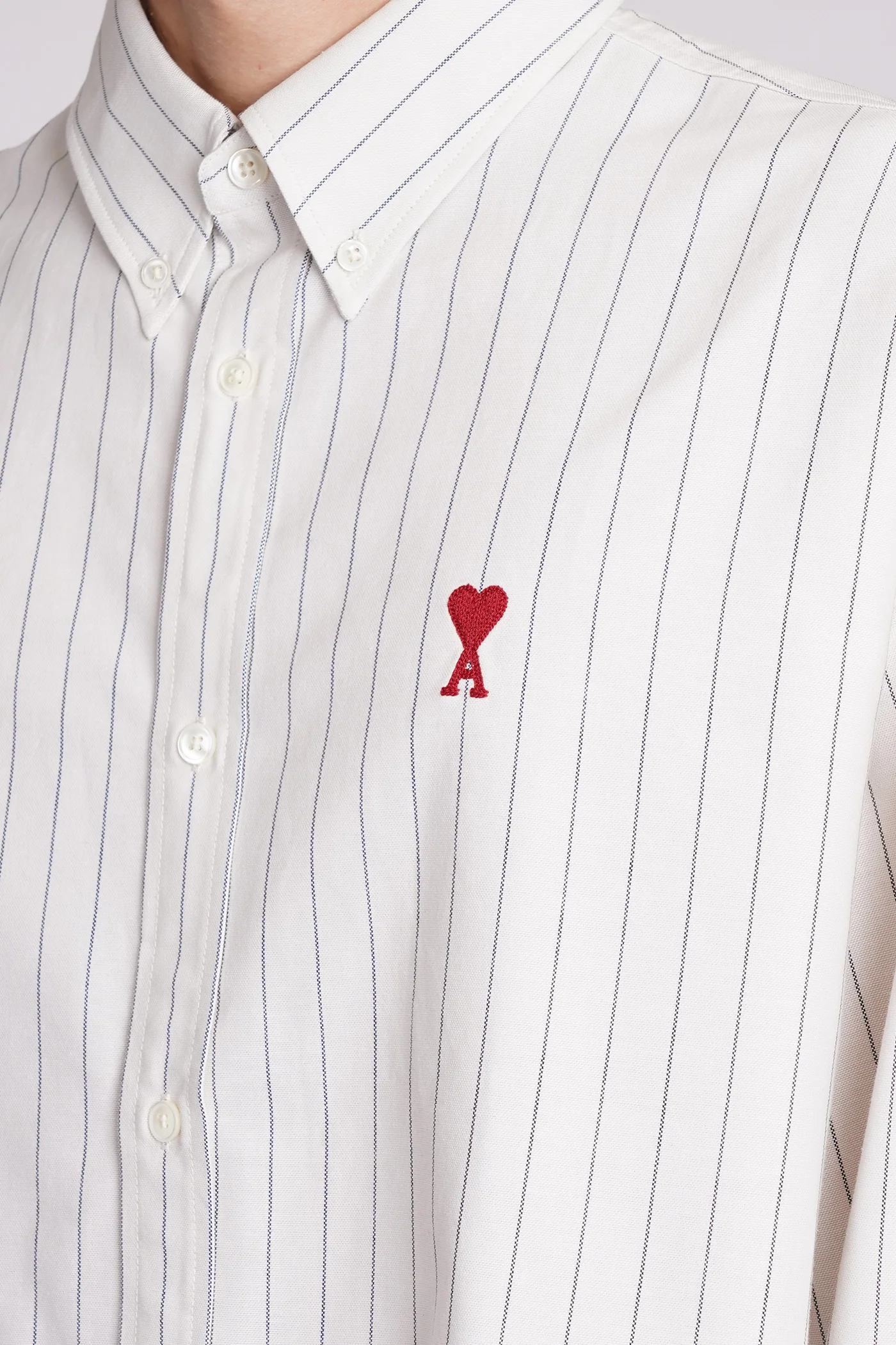 Shirt in beige cotton - Image 5