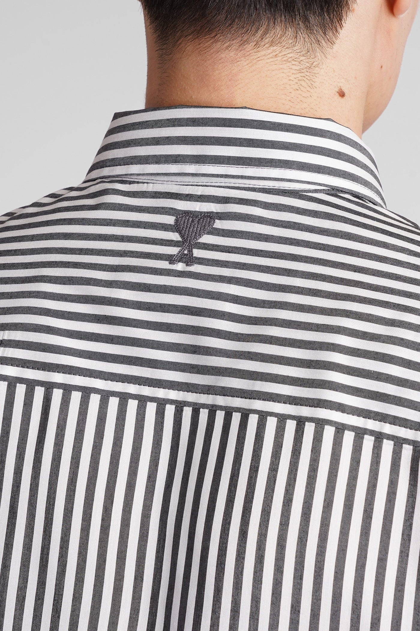 Shirt in black and white viscose - Image 5