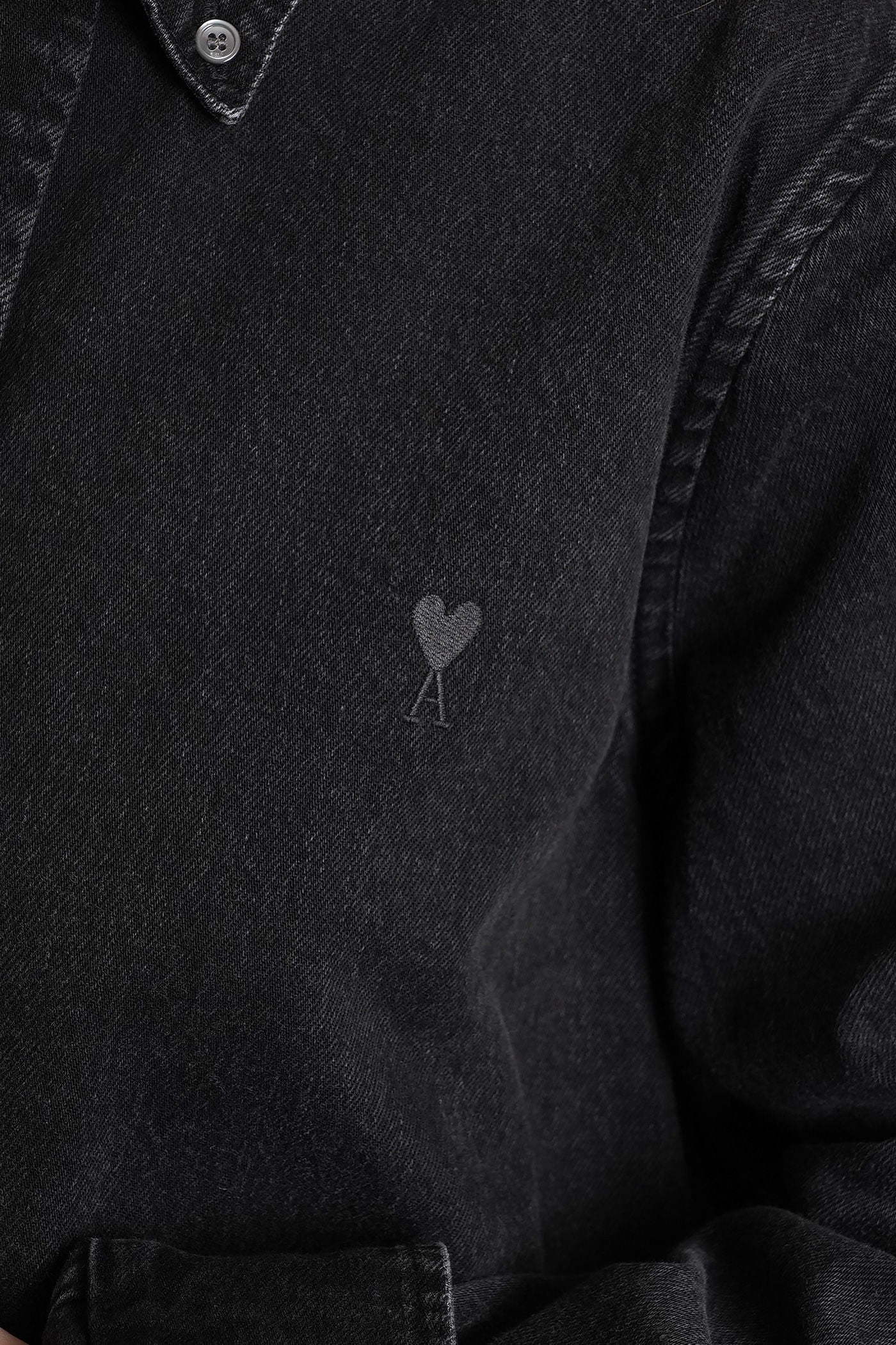 Shirt in black cotton - Image 5