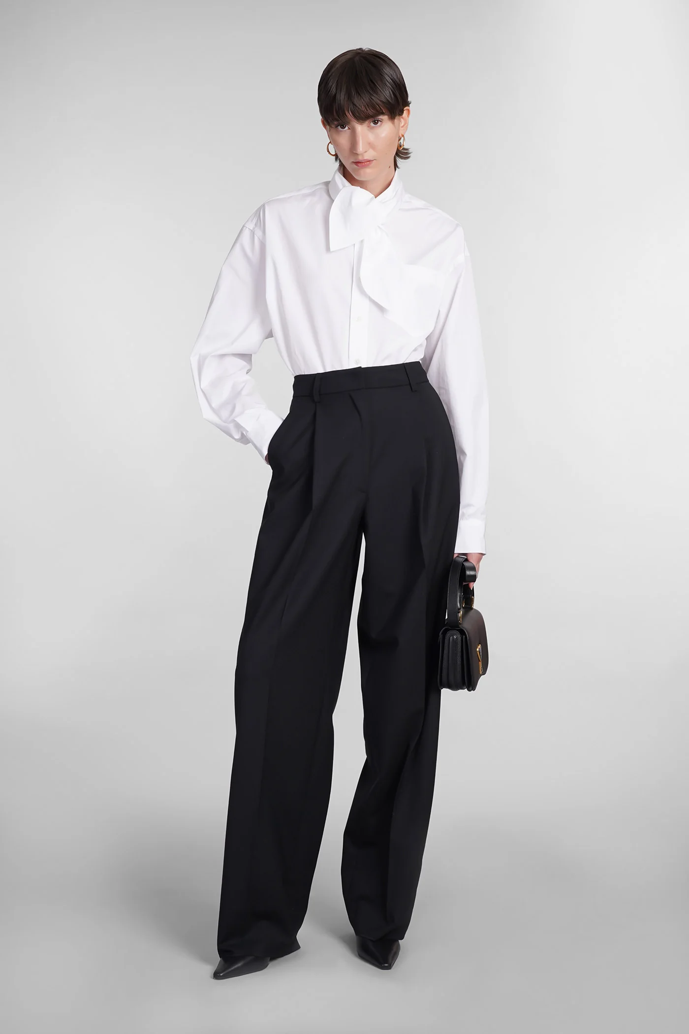 Shirt in white cotton - Image 2