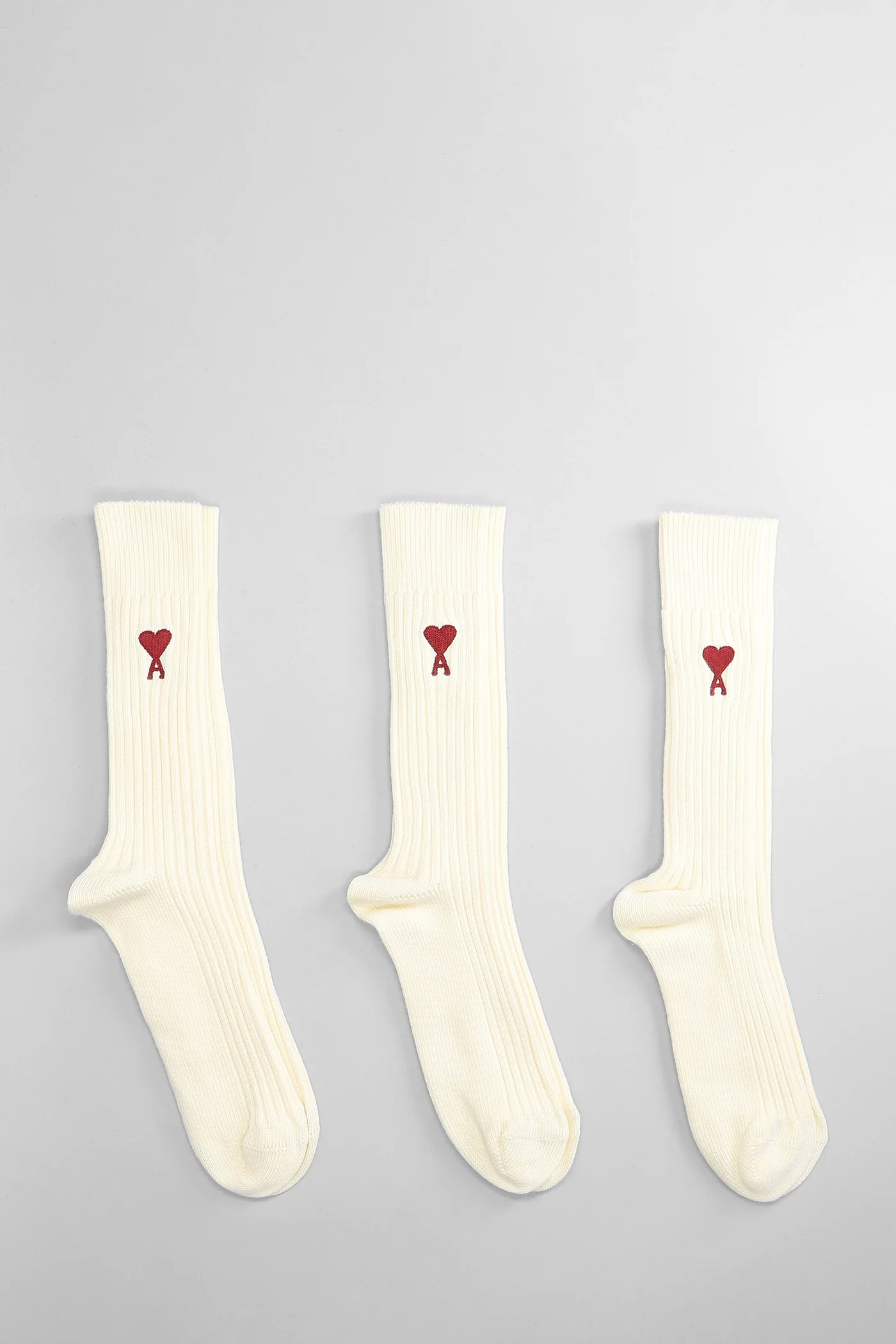 Socks in beige cotton - Image 13