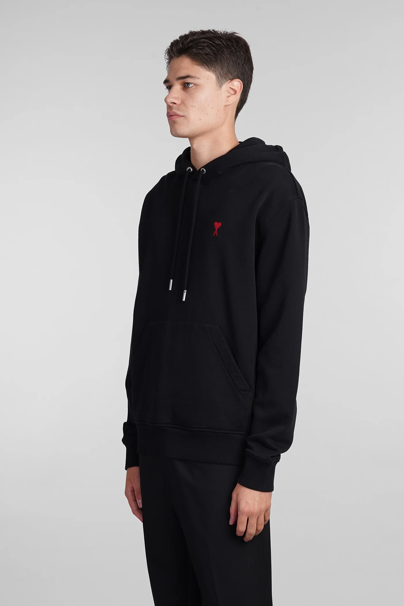 Sweatshirt in black cotton - Image 4