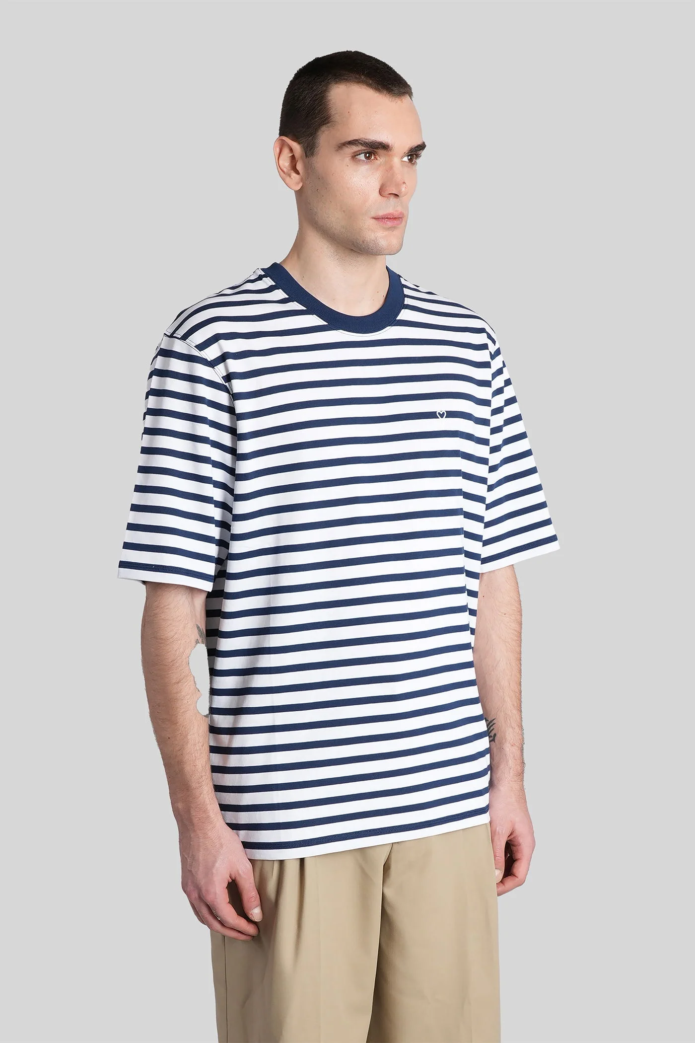 T-Shirt in white cotton - Image 4