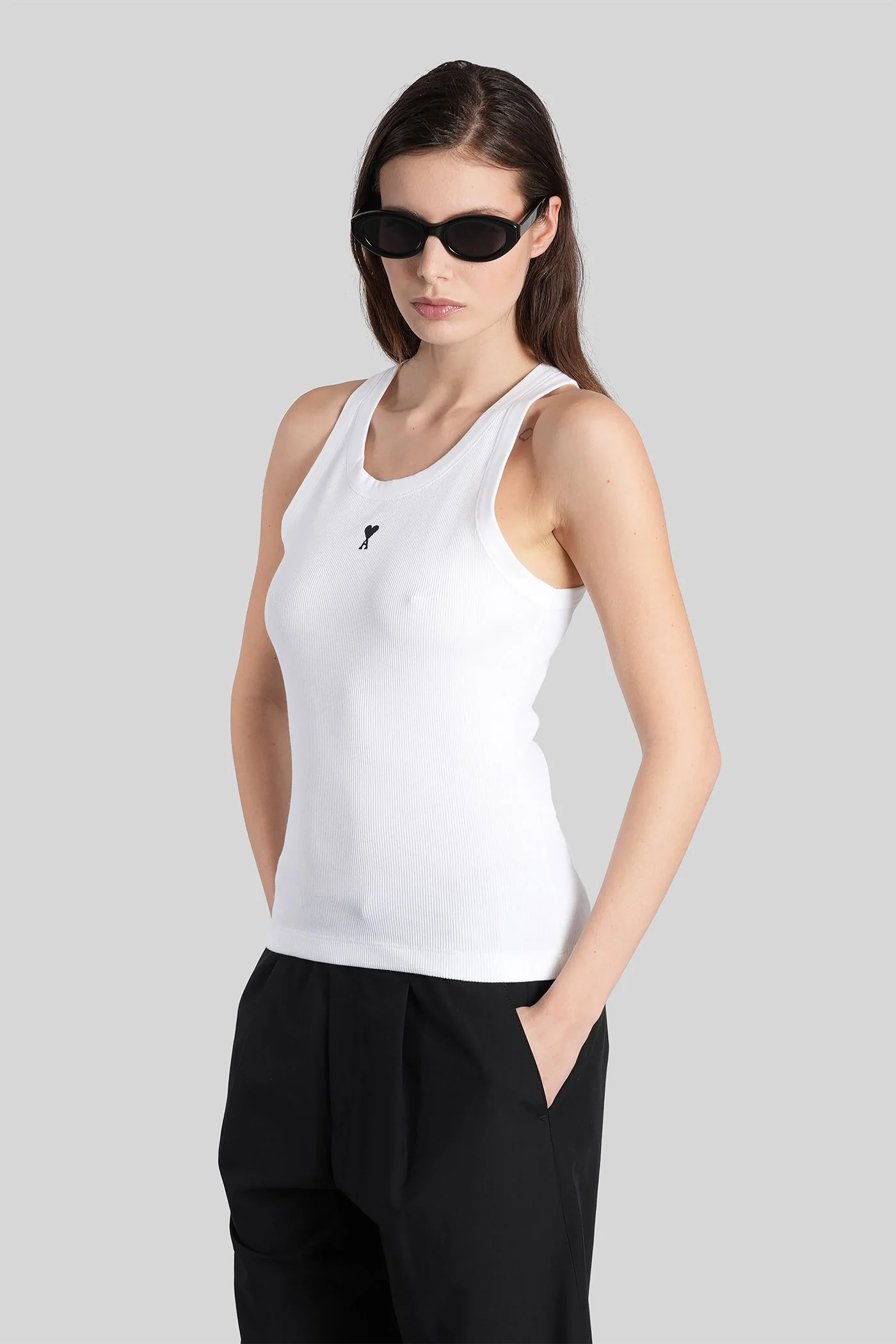 tank Top in white cotton