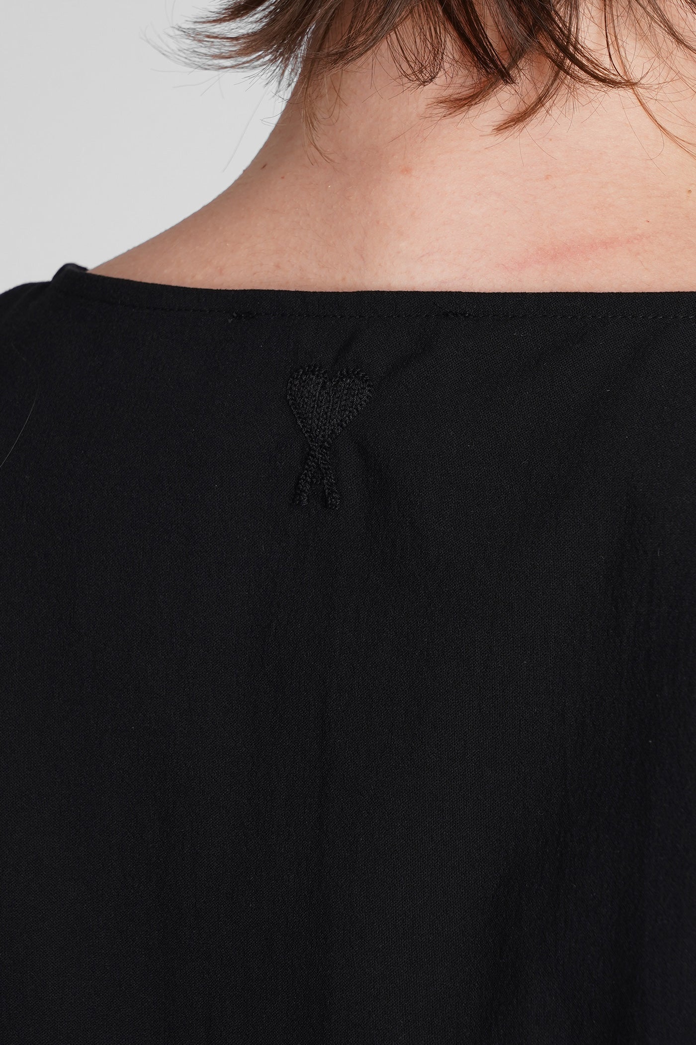Topwear in black cotton - Image 5