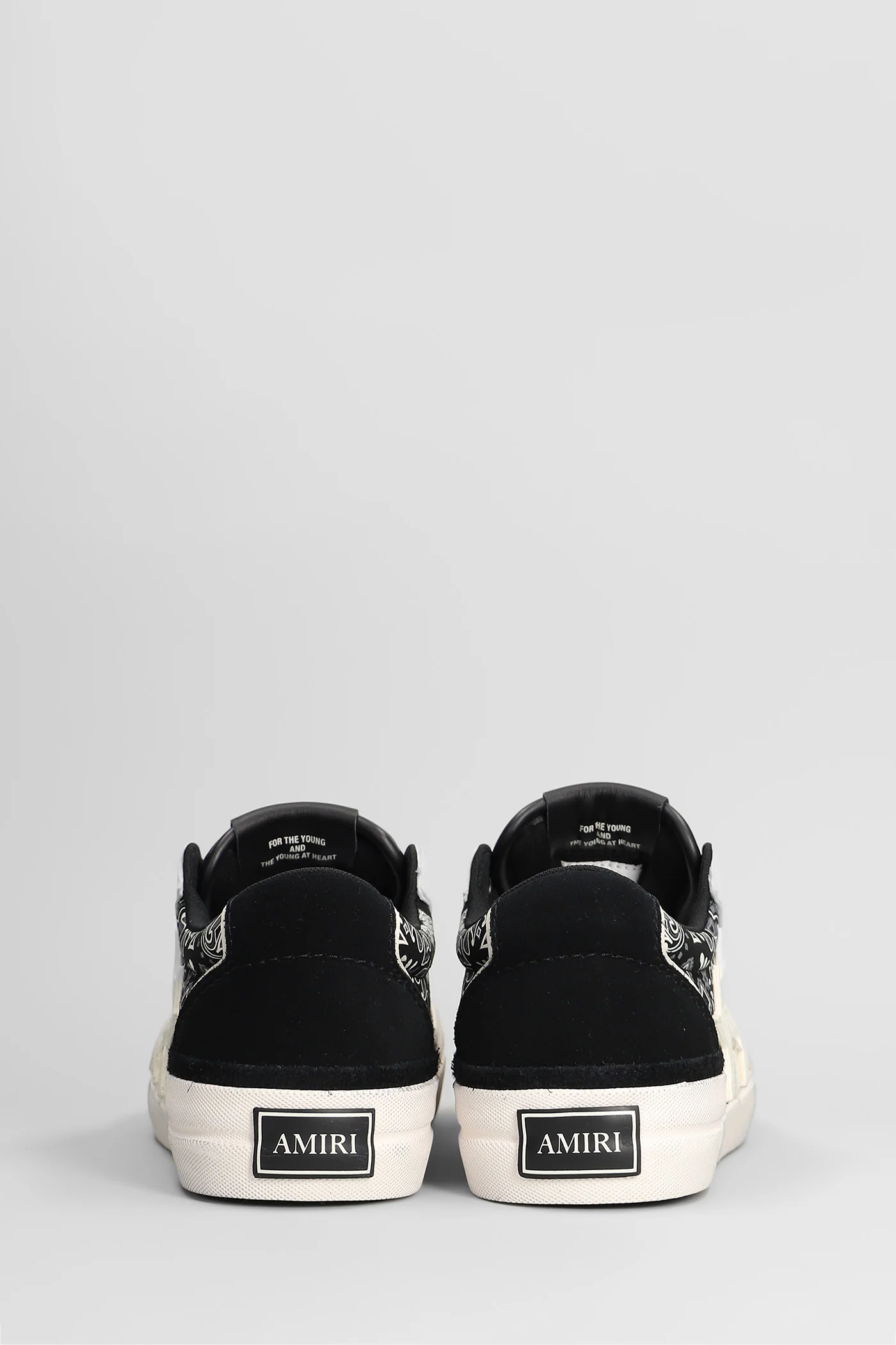 Bandana sunset skate Sneakers in black suede - Image 4