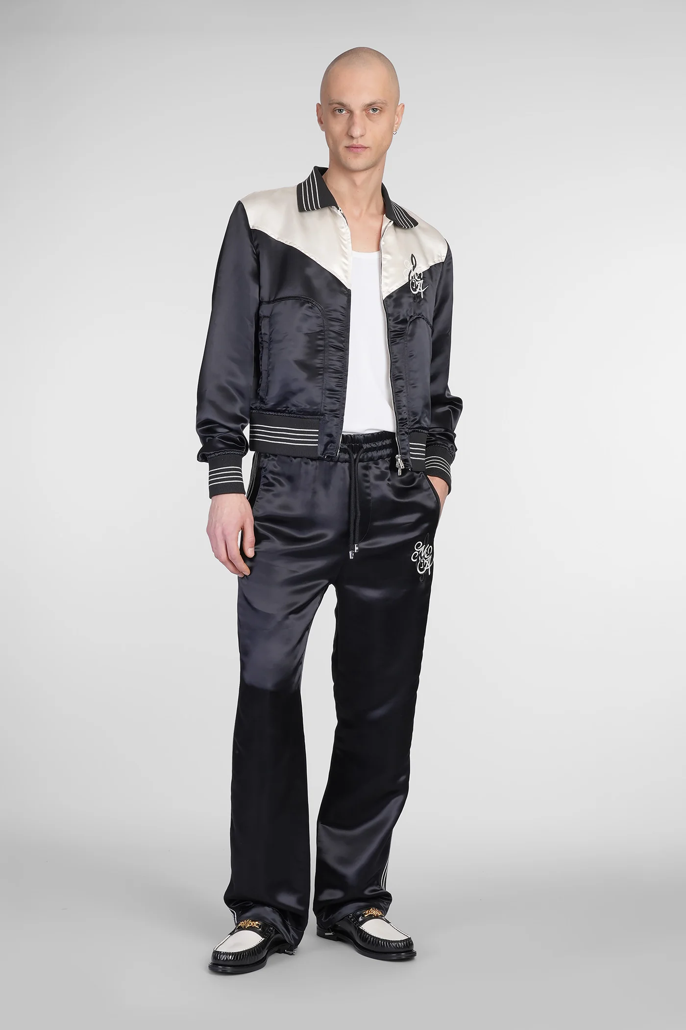 Bomber Jacket in black viscose - Image 2