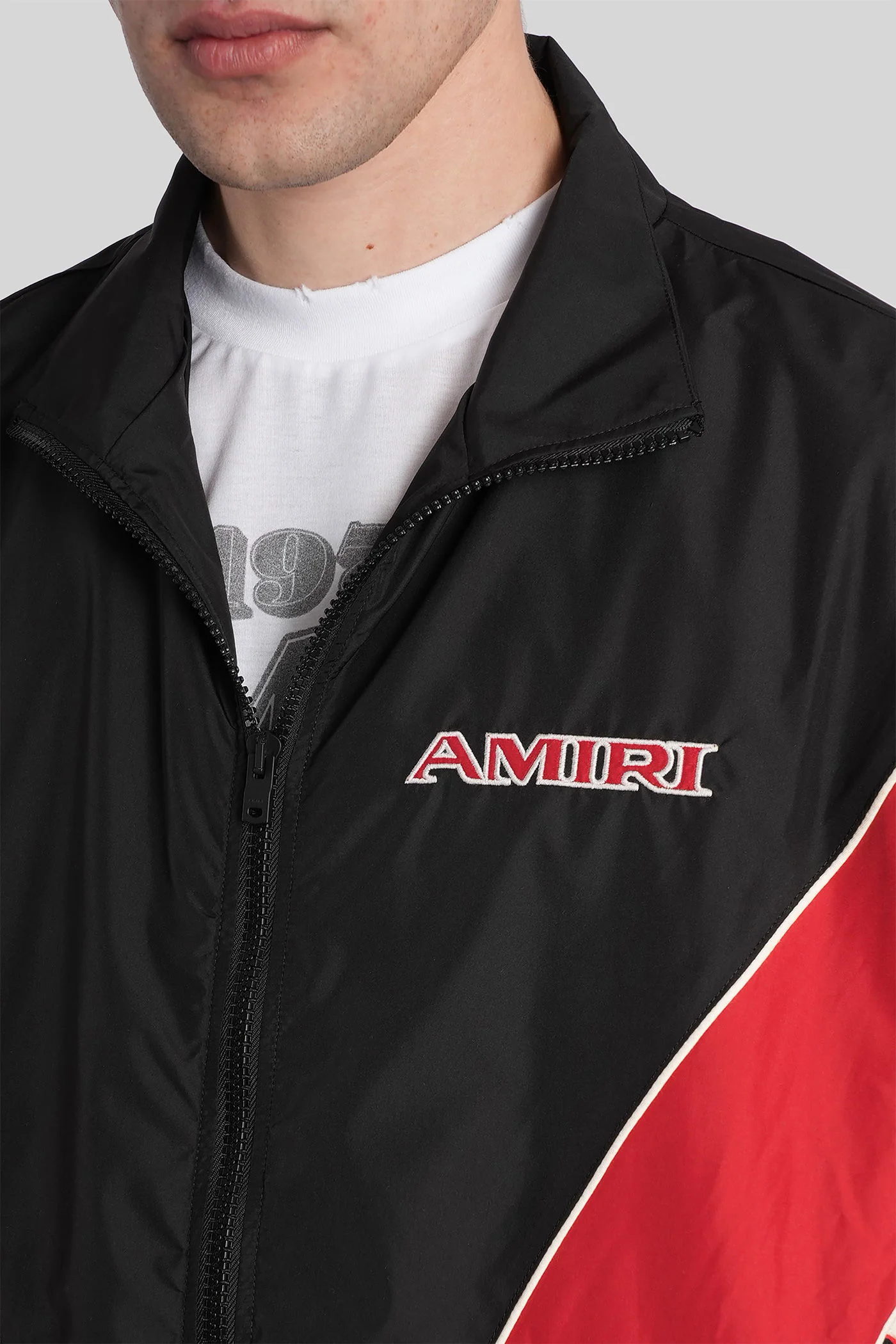 Casual jacket in black polyester - Image 5