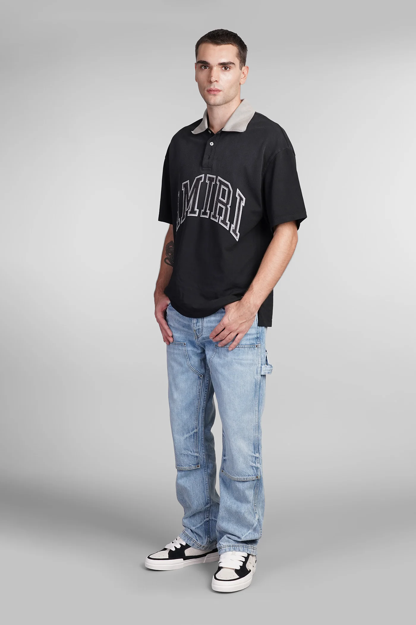 Jeans in blue cotton - Image 2