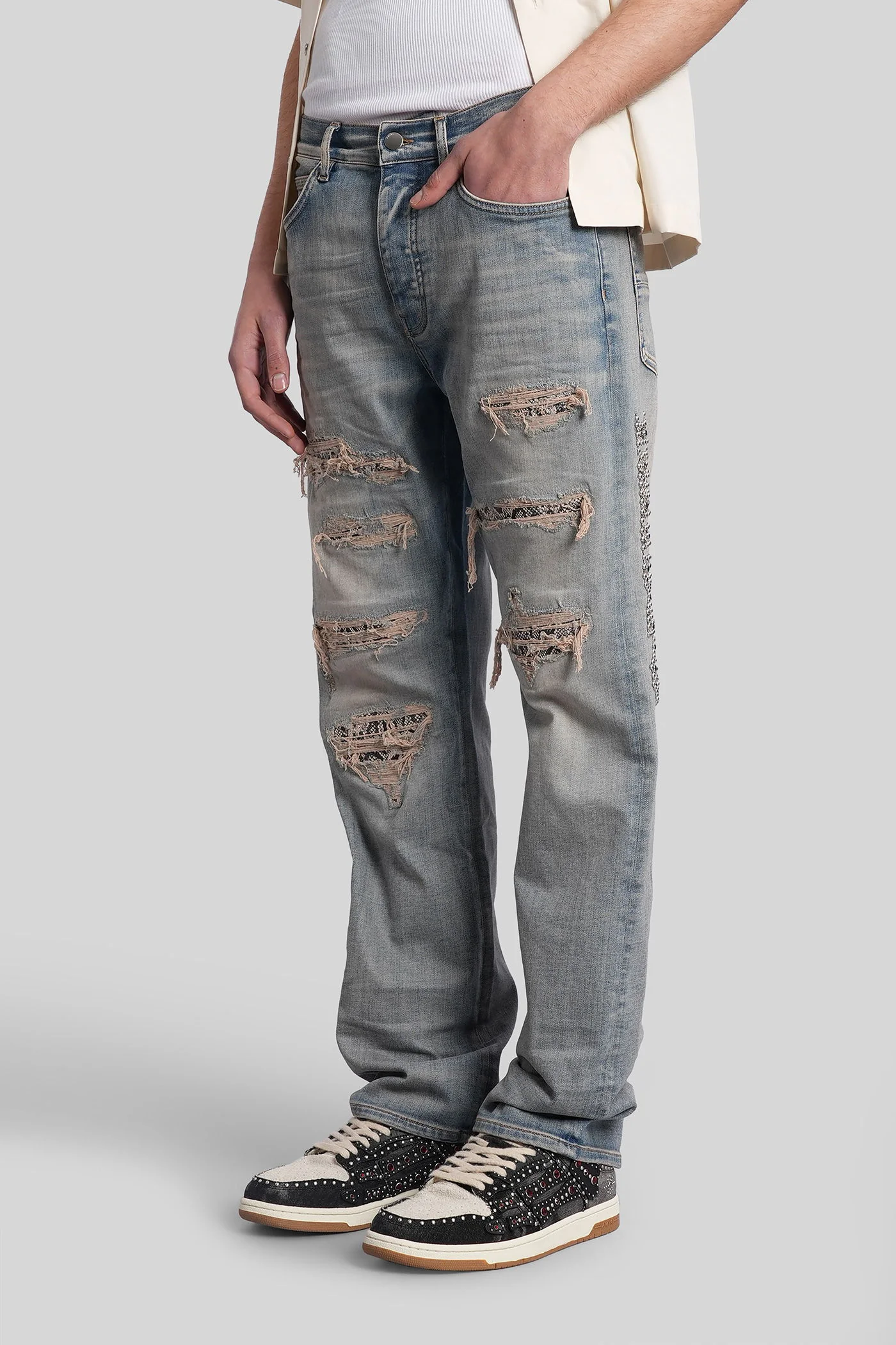 Jeans in blue cotton - Image 4