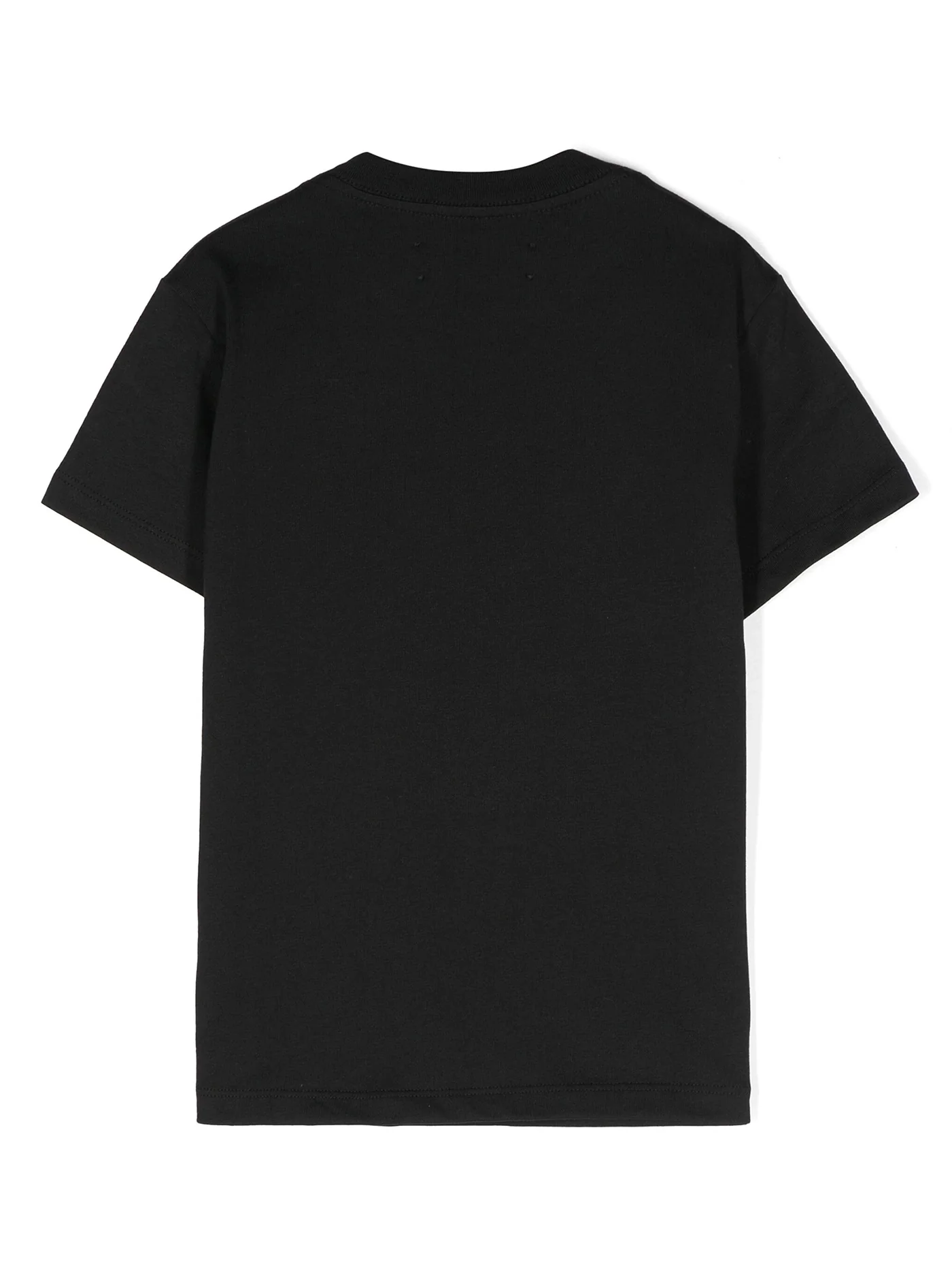 T-Shirt in black cotton - Image 2