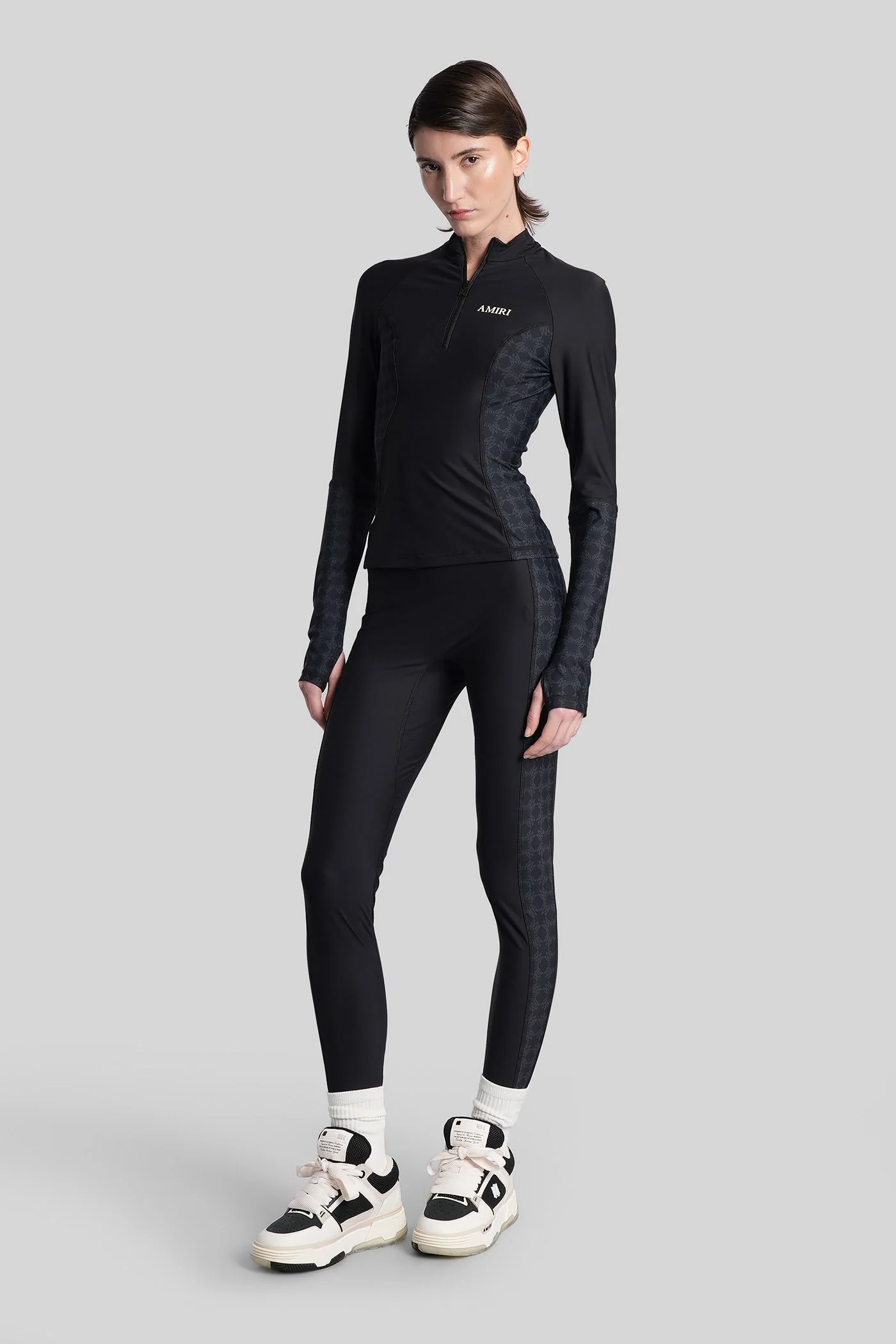 Leggings in black polyamide - Image 2