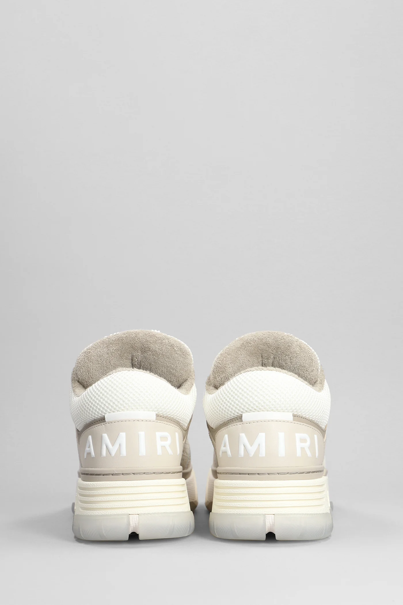 Ma-1 Sneakers in beige leather - Image 4
