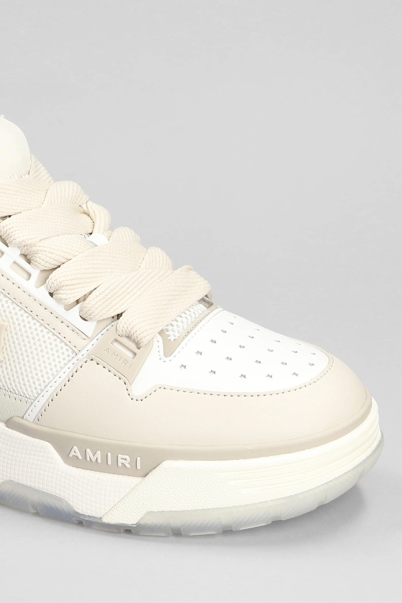 Ma-1 Sneakers in beige leather - Image 5
