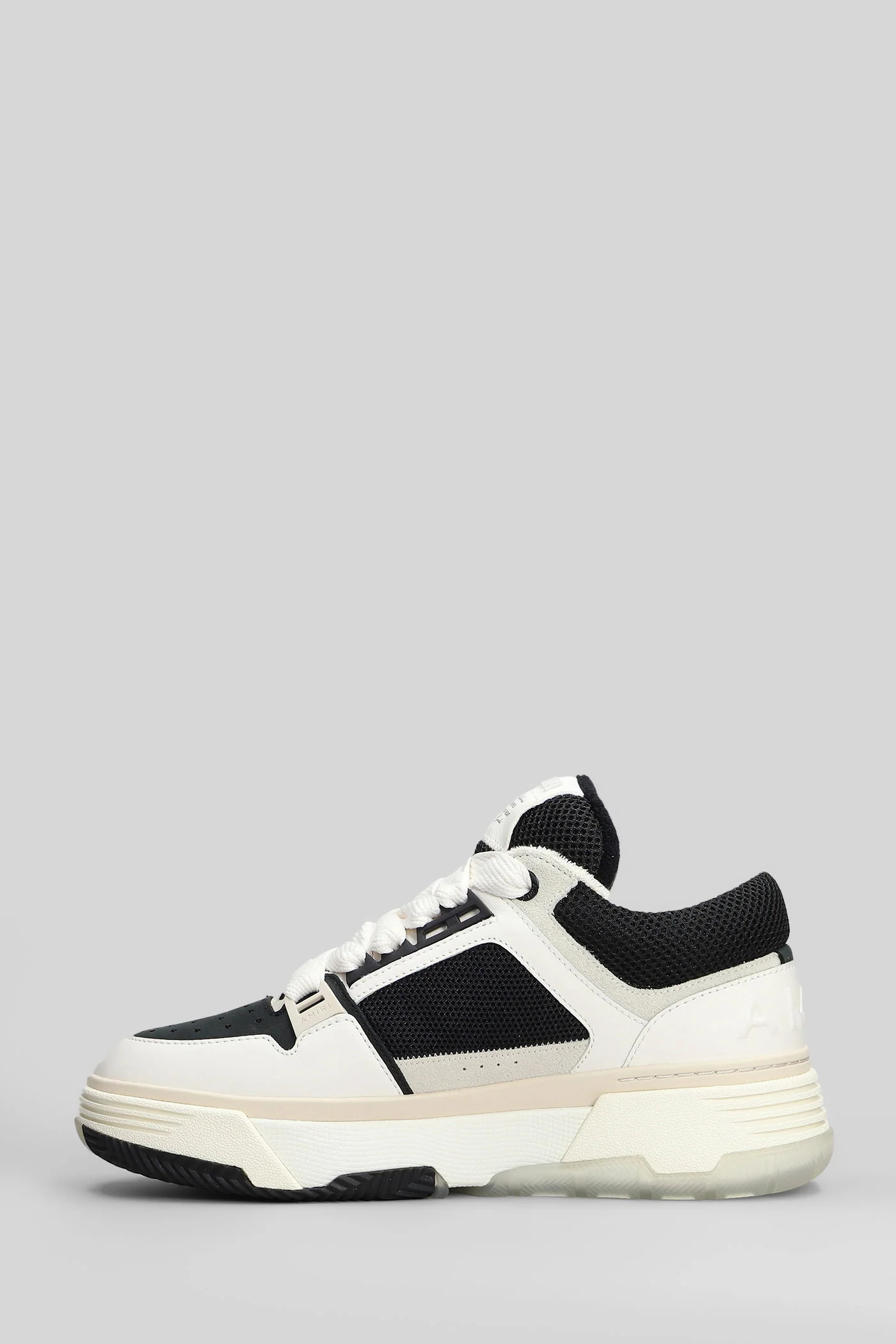 Ma-1 Sneakers in black leather and fabric - Image 3
