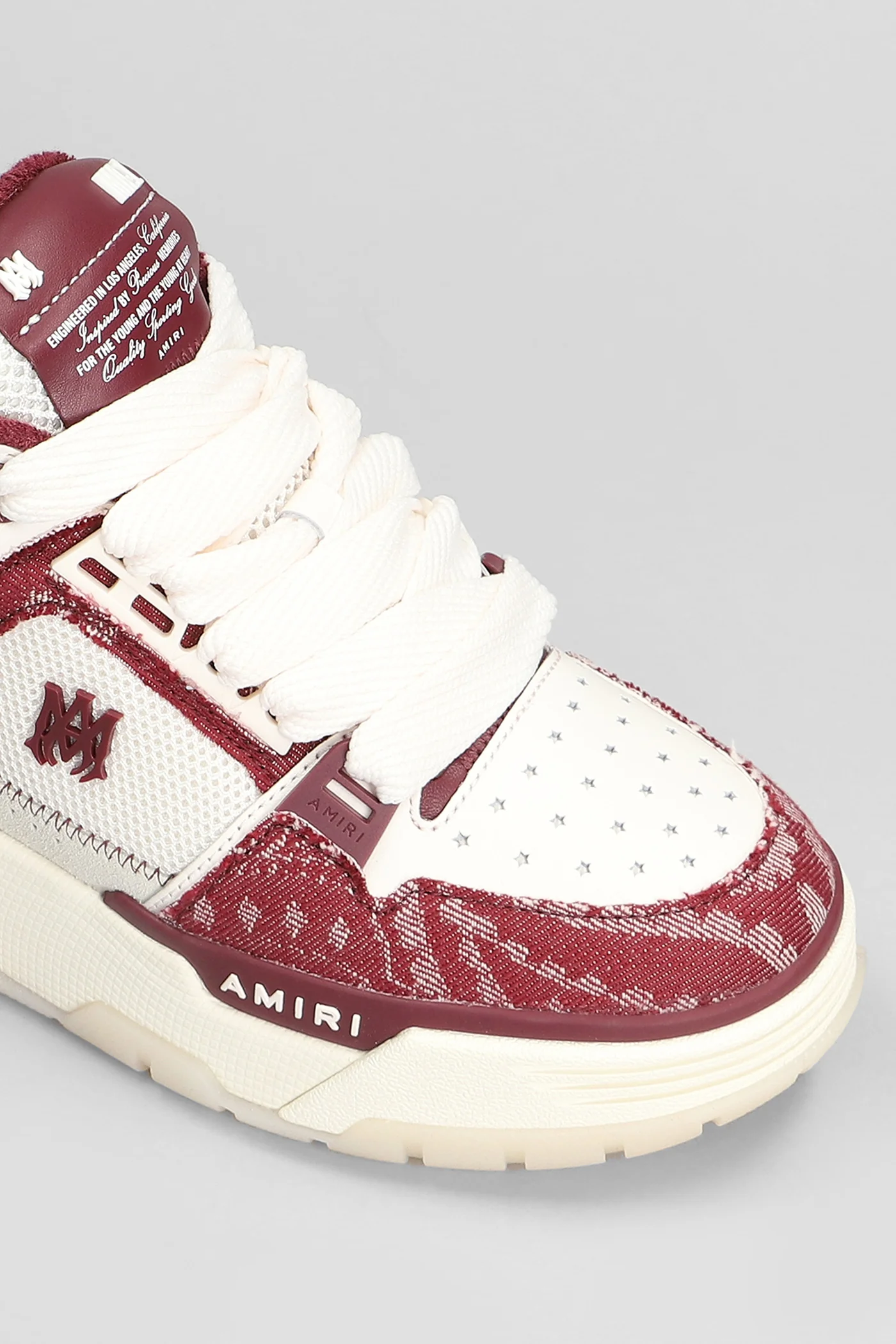 Ma 1 Sneakers in white leather and fabric - Image 5