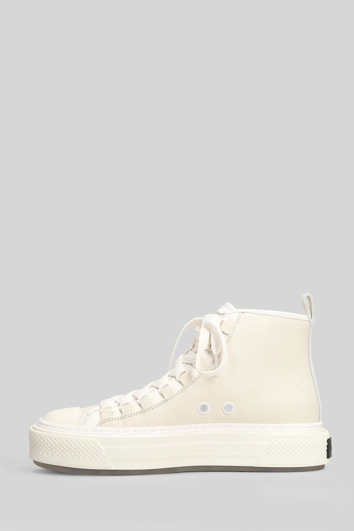 Ma court hi Sneakers in beige leather - Image 3