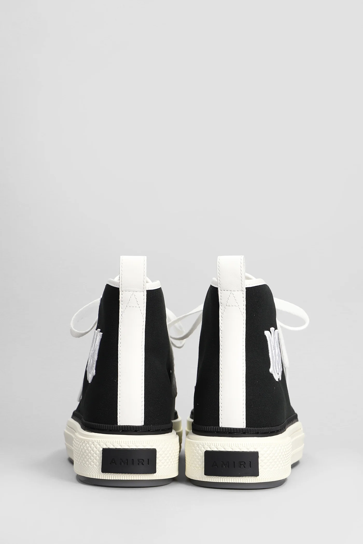 Ma court hi Sneakers in black canvas - Image 4