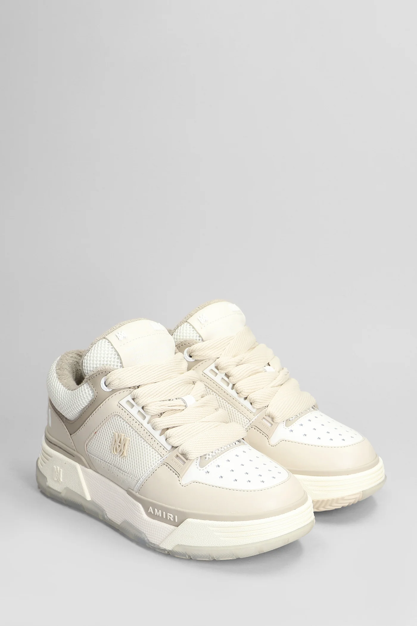 Ma1 Sneakers in beige leather - Image 2