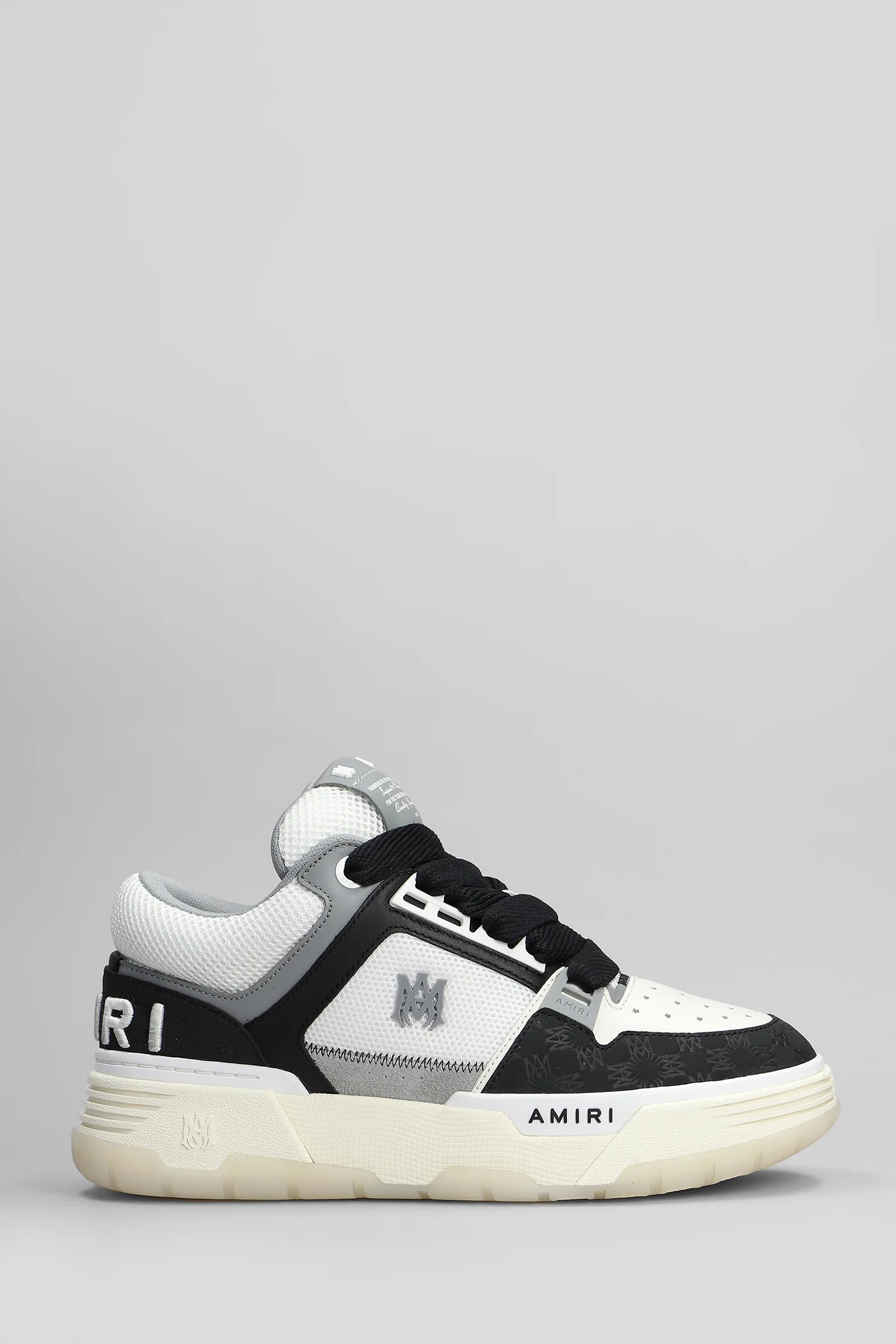 Ma1 Sneakers in white leather and fabric