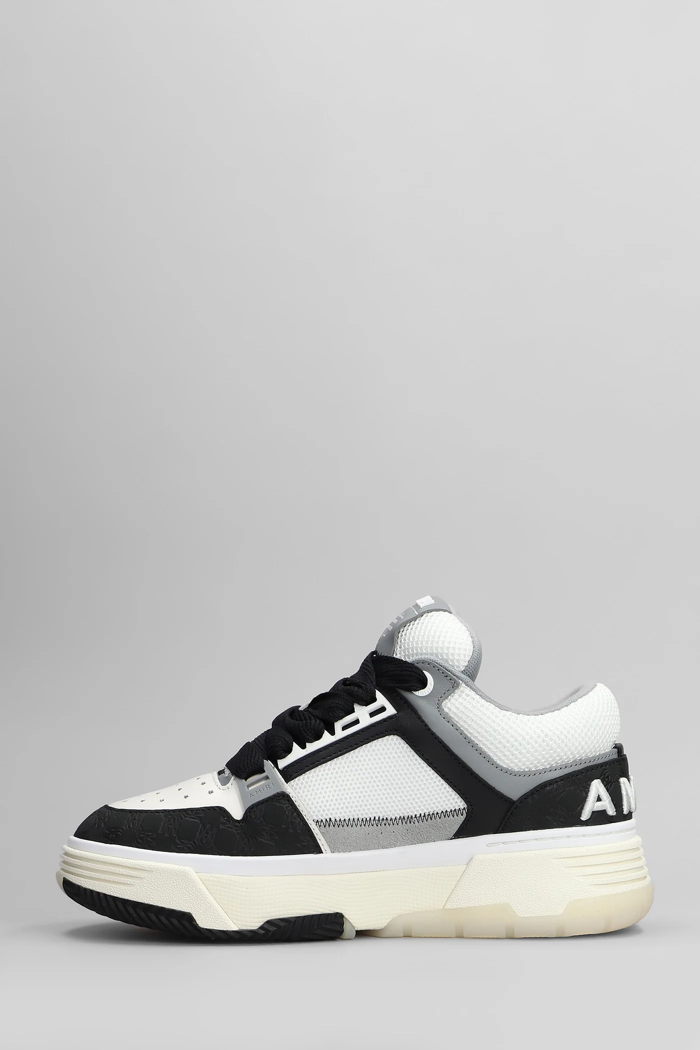 Ma1 Sneakers in white leather and fabric - Image 3