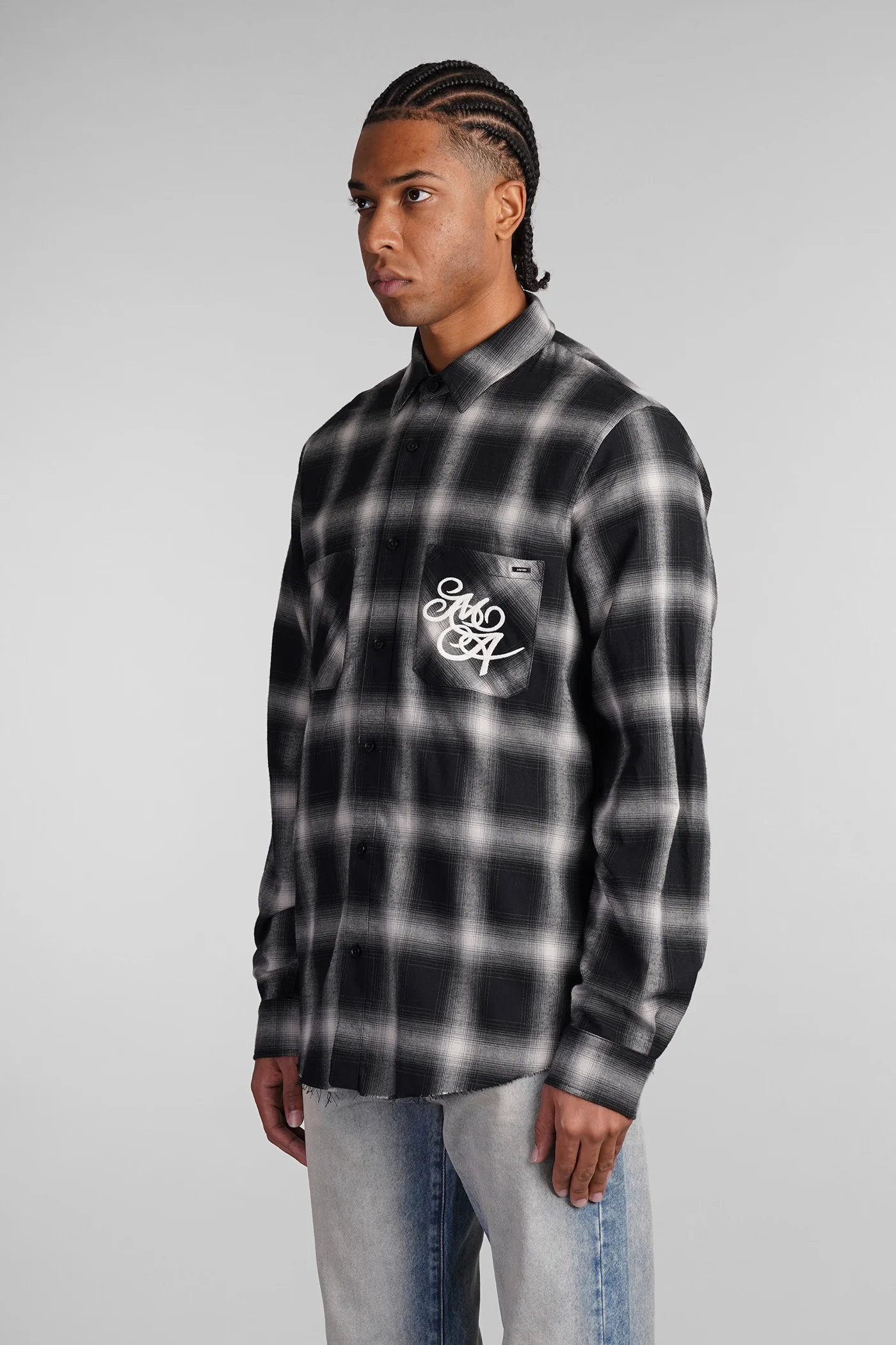 Shirt in black cotton - Image 4