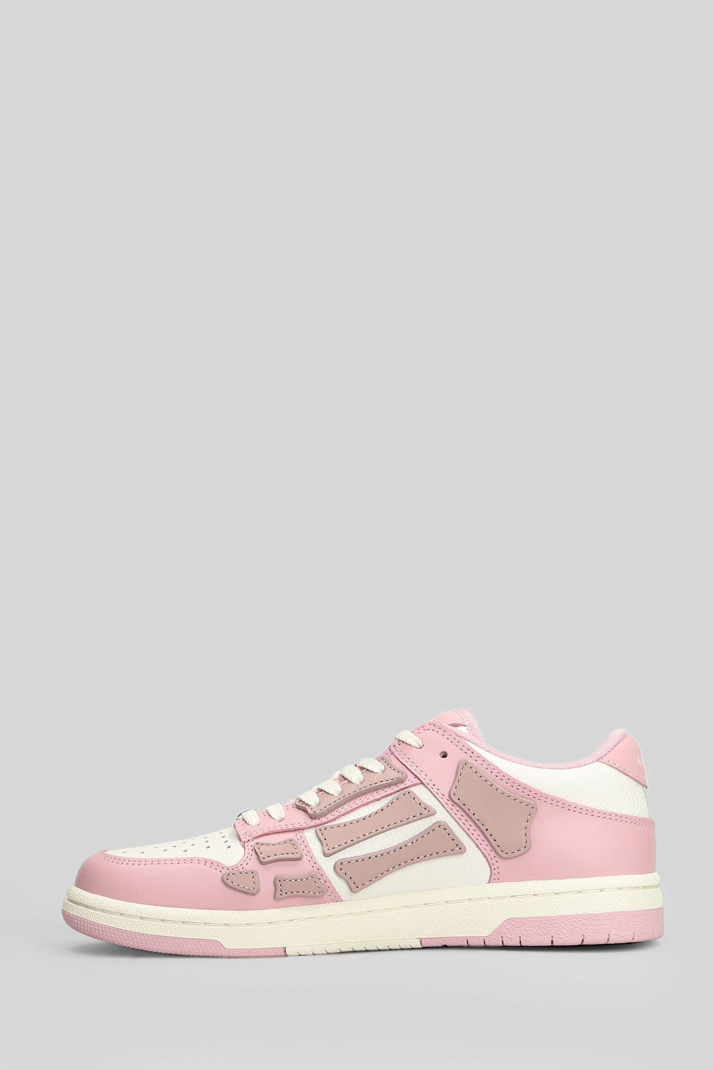 Skel top low Sneakers in rose-pink leather - Image 3
