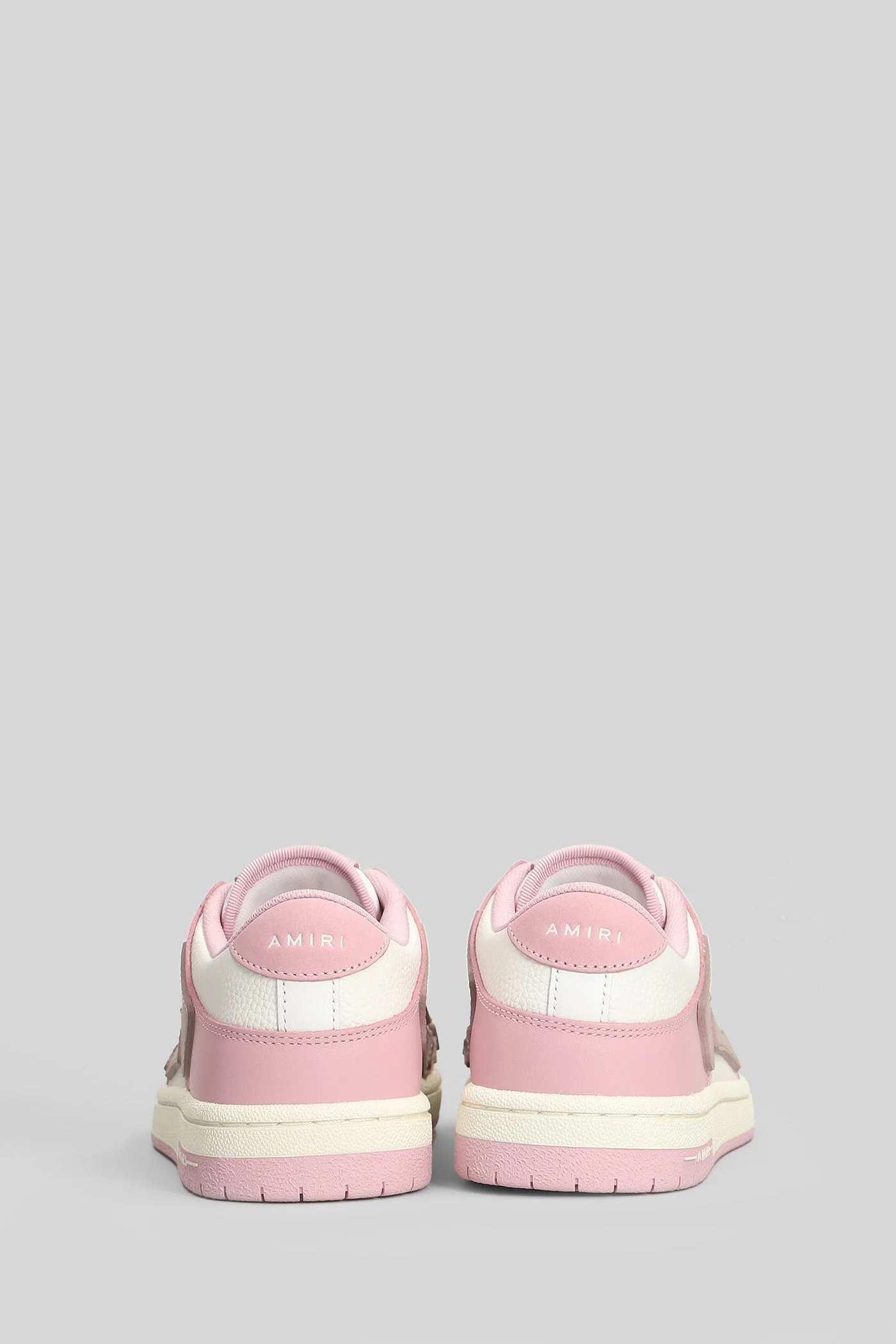 Skel top low Sneakers in rose-pink leather - Image 4
